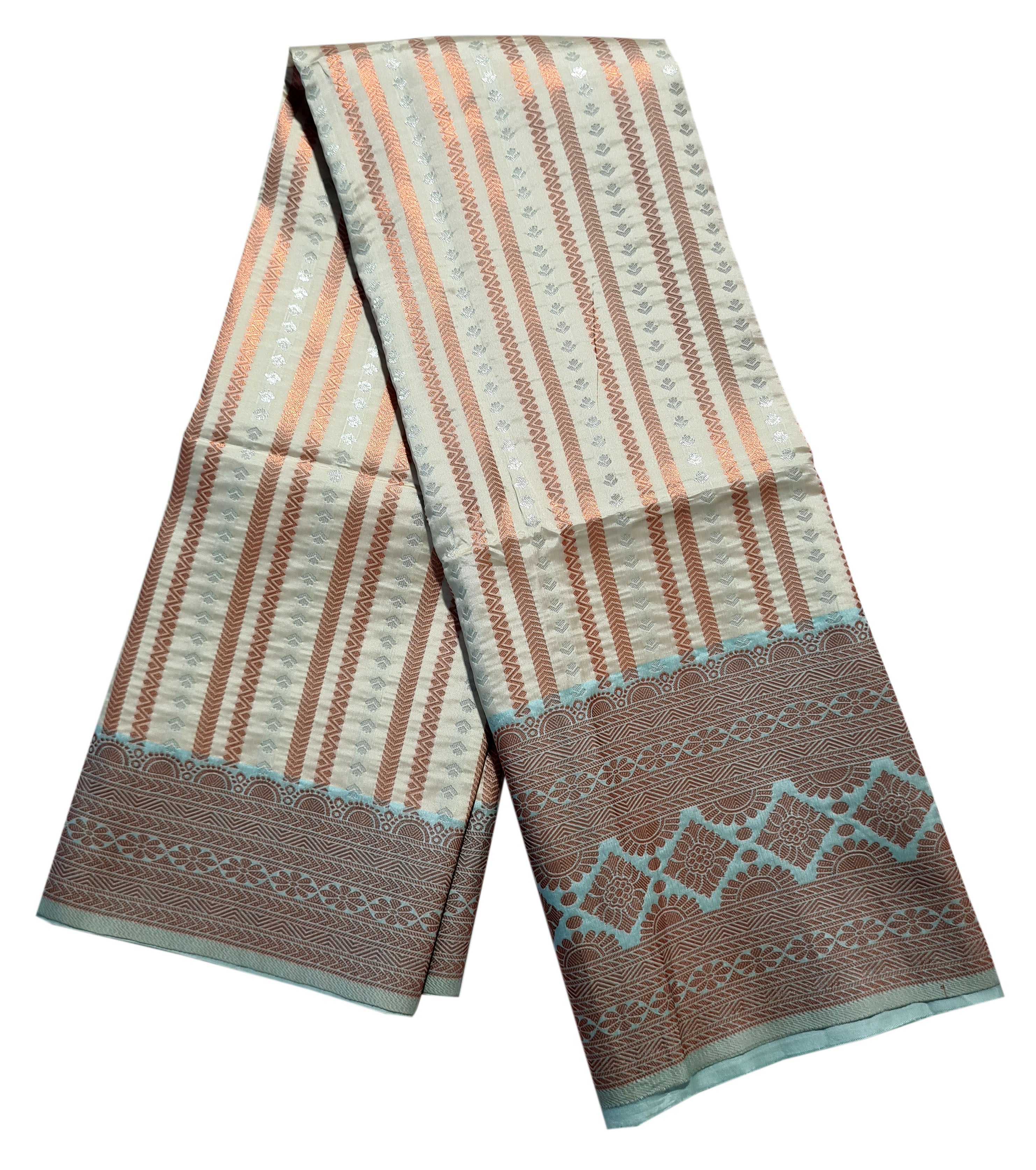 Semi Tussar Antic Design Sarees