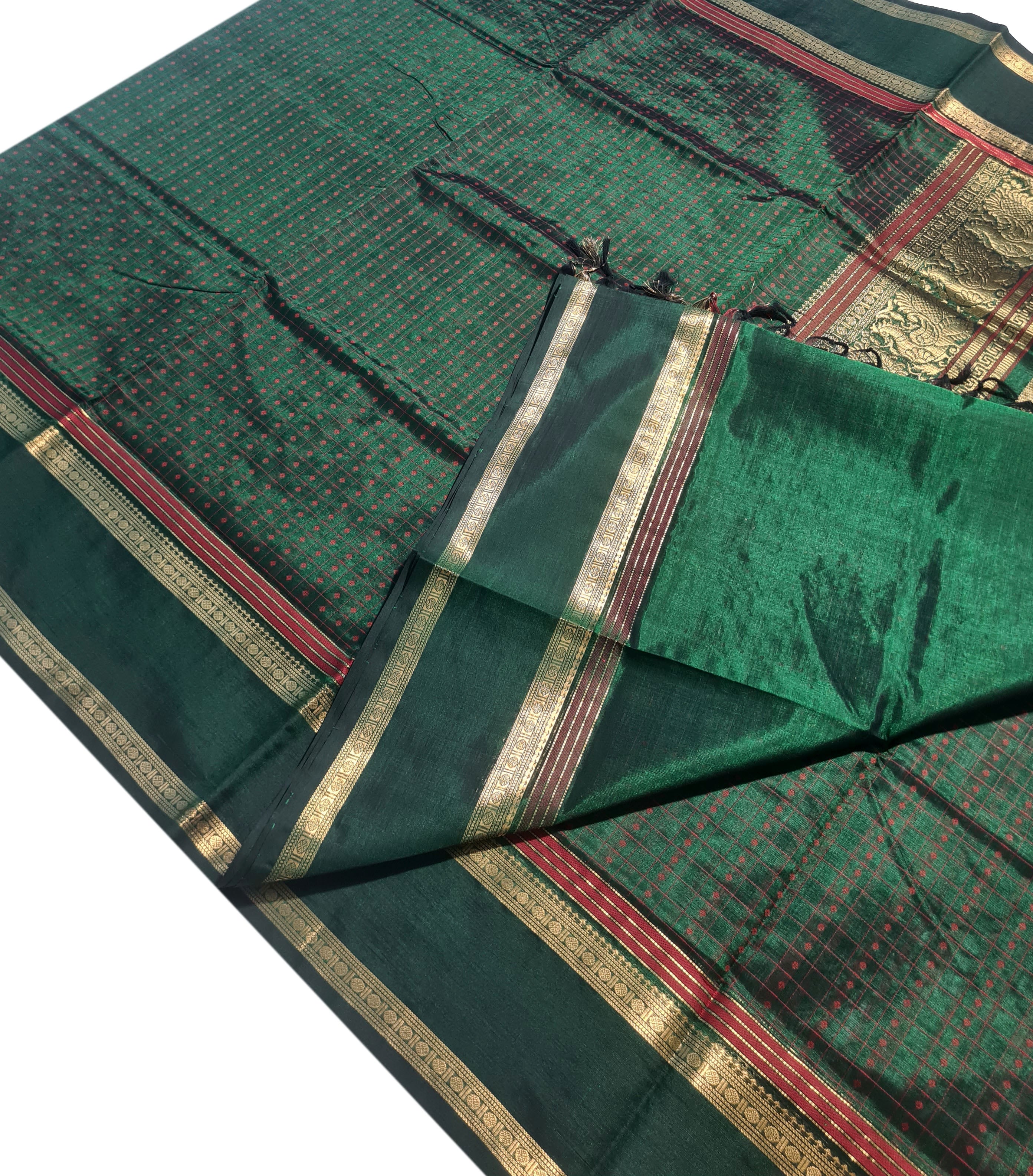 Kanchipuram Pure Silk Cotton Saree