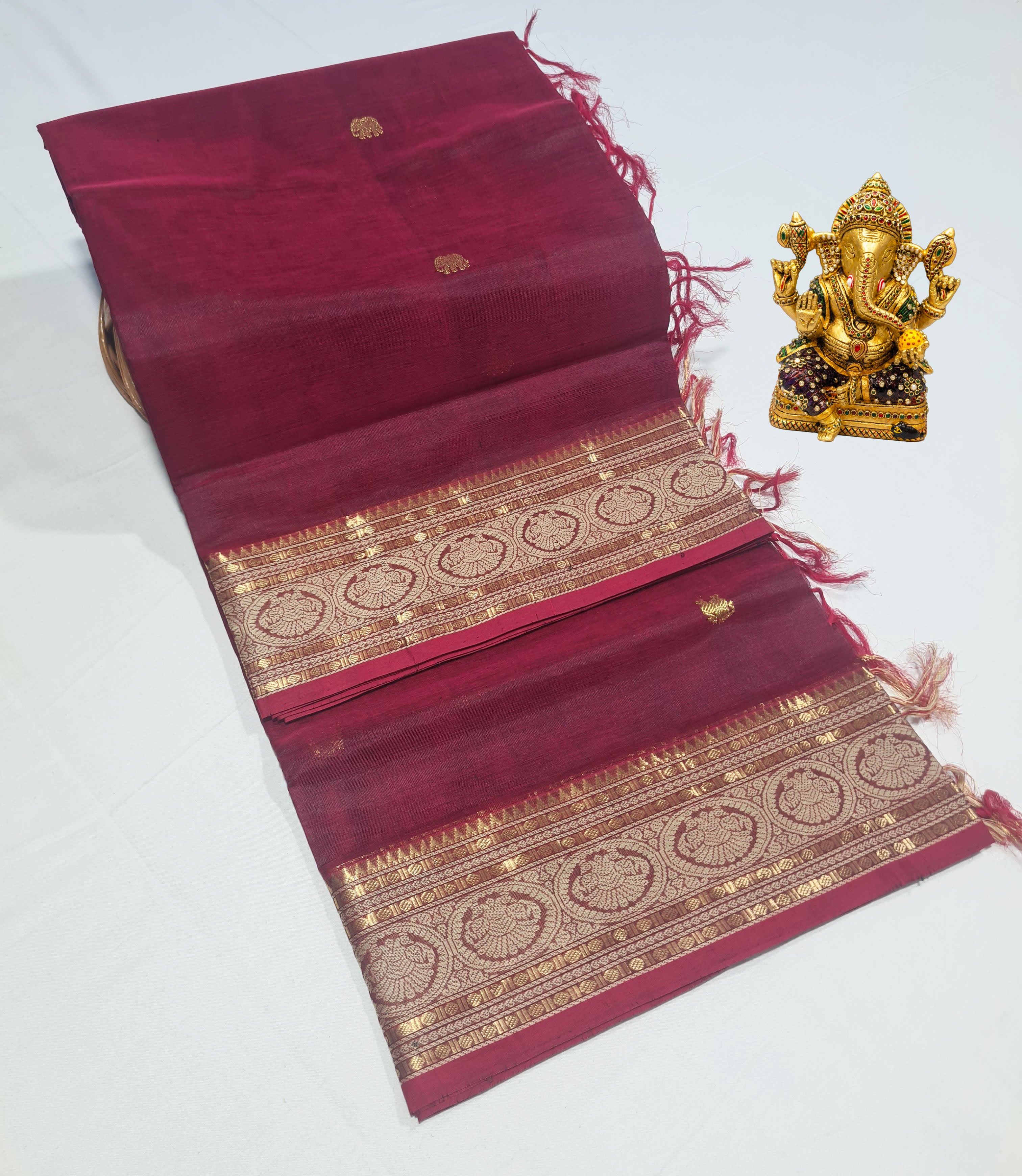 Kanchipuram Pure Silk Cotton Saree