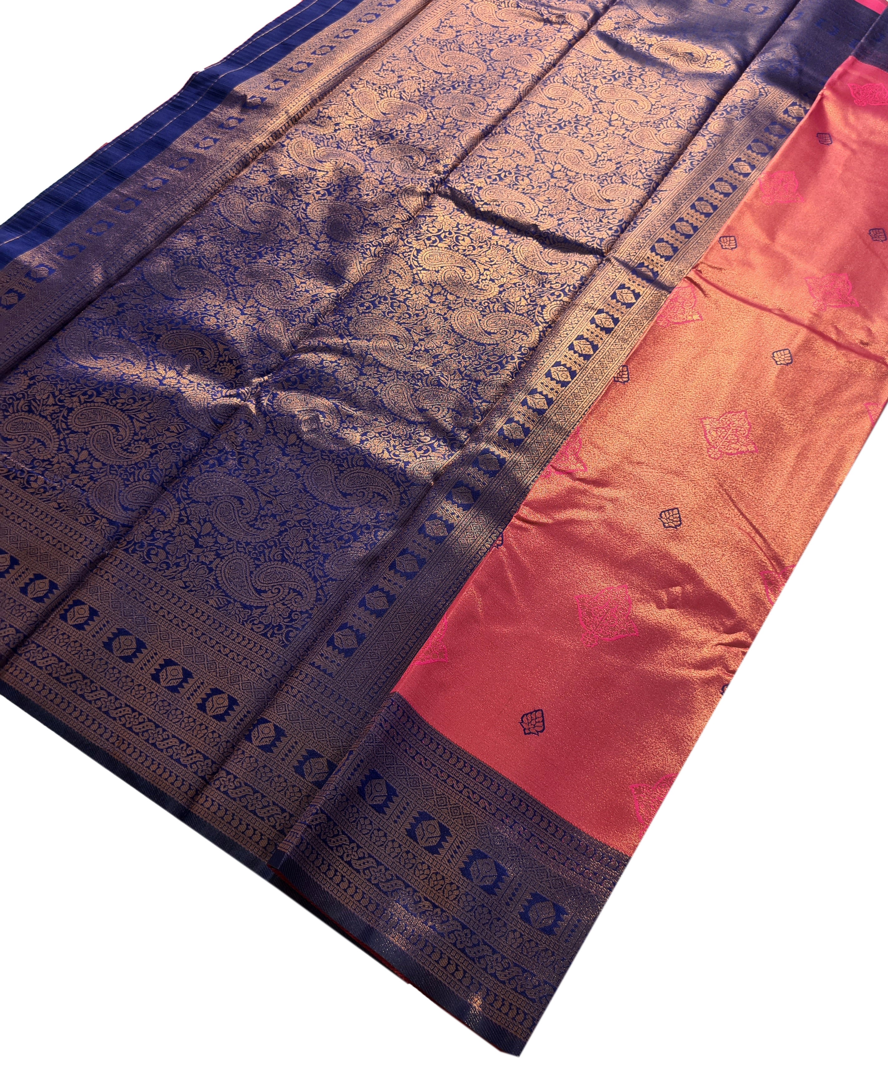 Antique Zari Butta Silk Saree