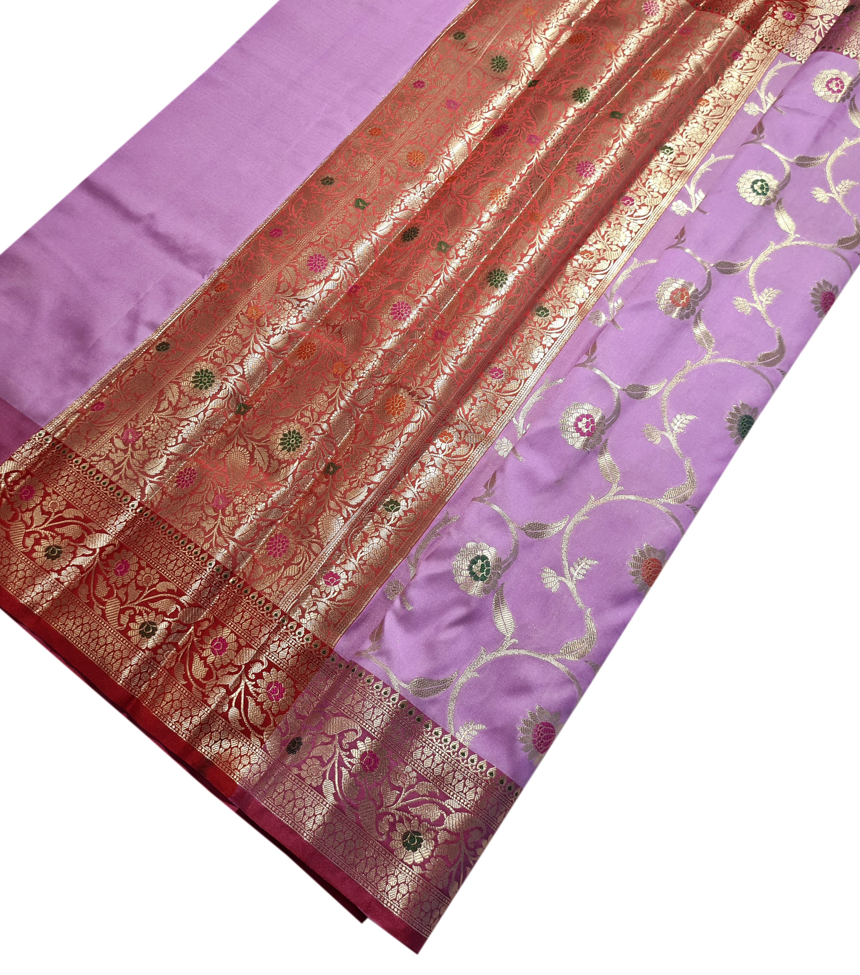 Banarasi Katan Jaal Silk Sarees