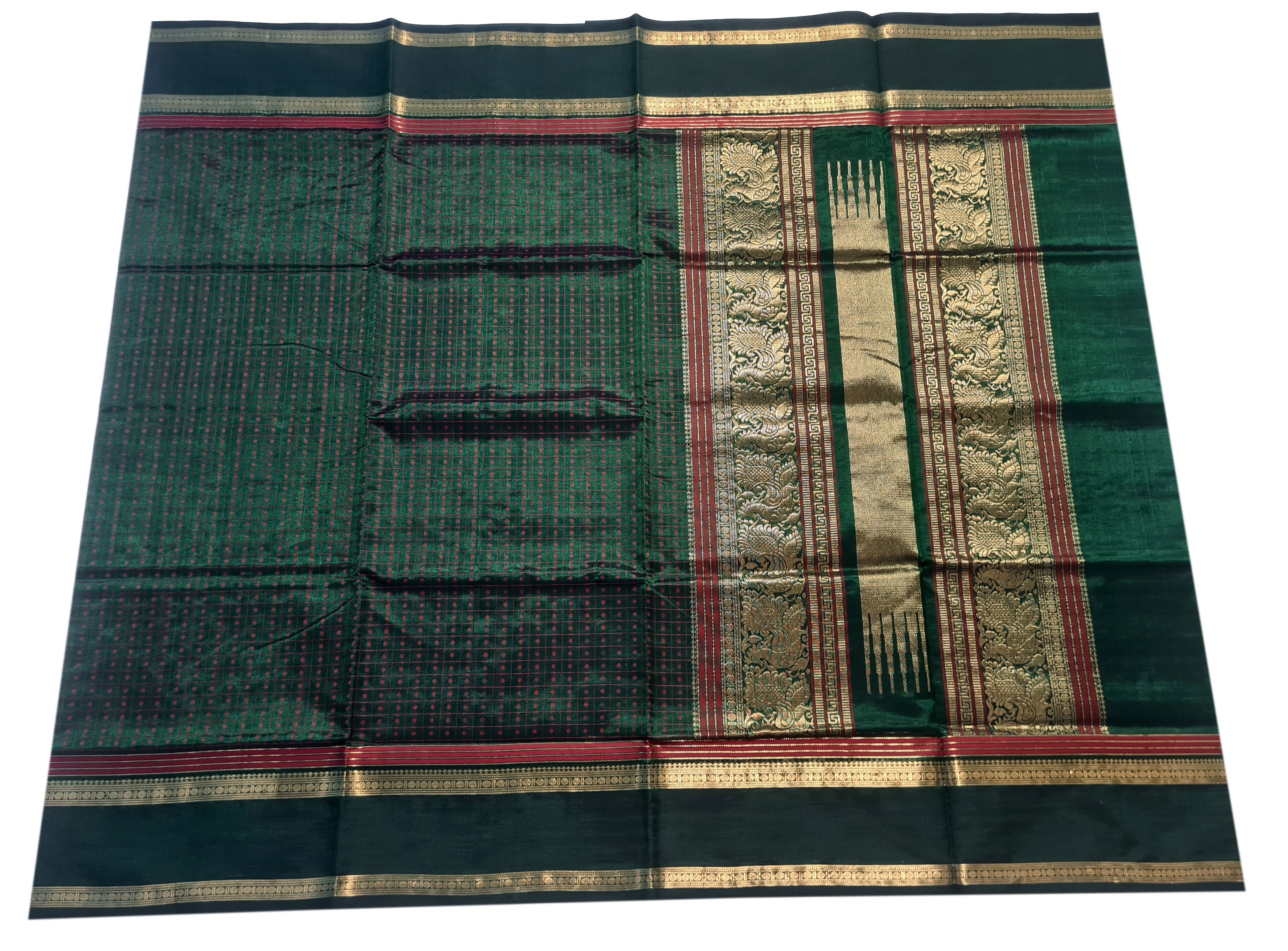 Kanchipuram Pure Silk Cotton Saree