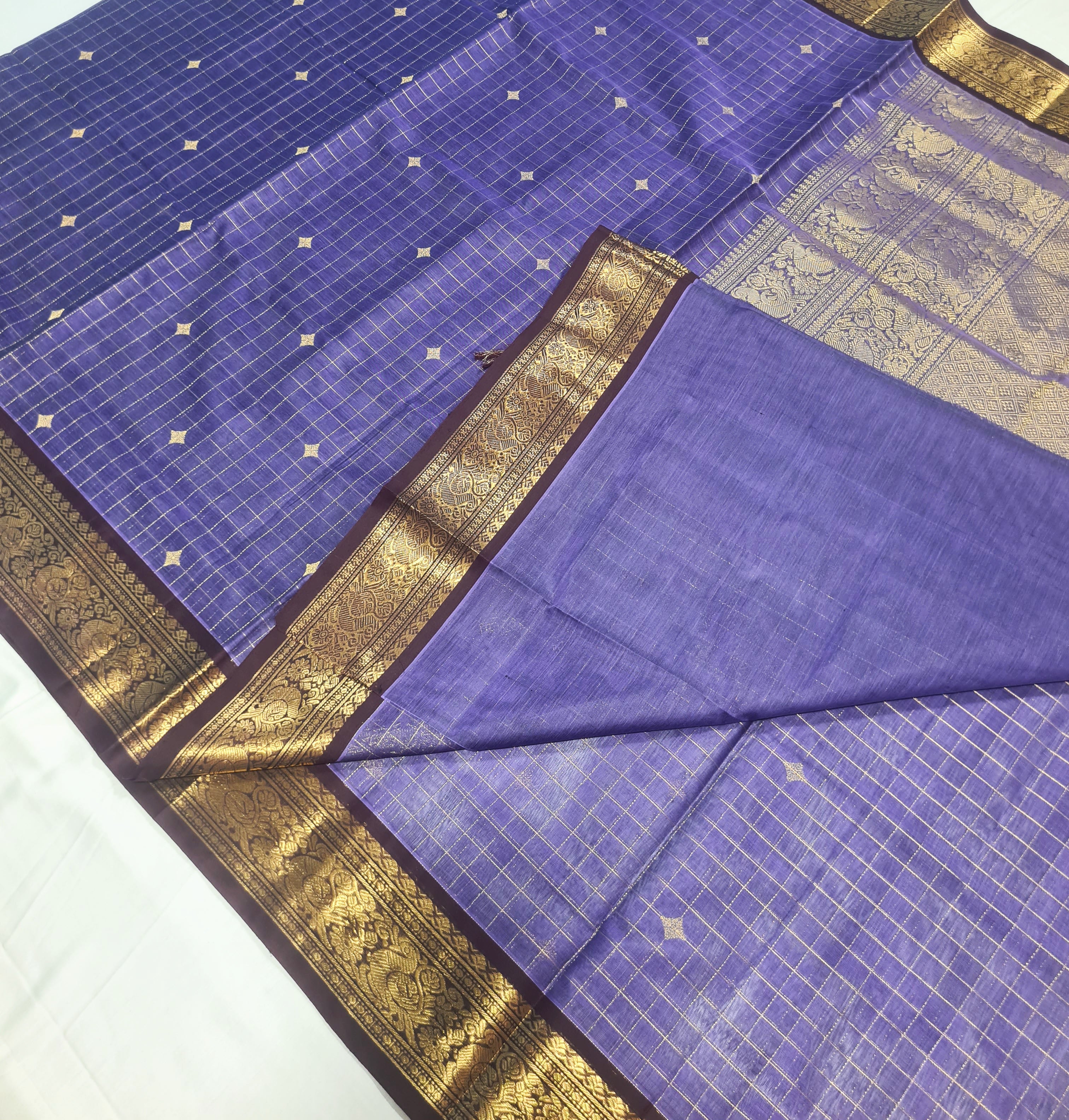 Kanchipuram Pure Silk Cotton Saree