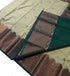 Kanchi Vegan Silk Saree With Contrast Blouse and Rich Jari Pallu