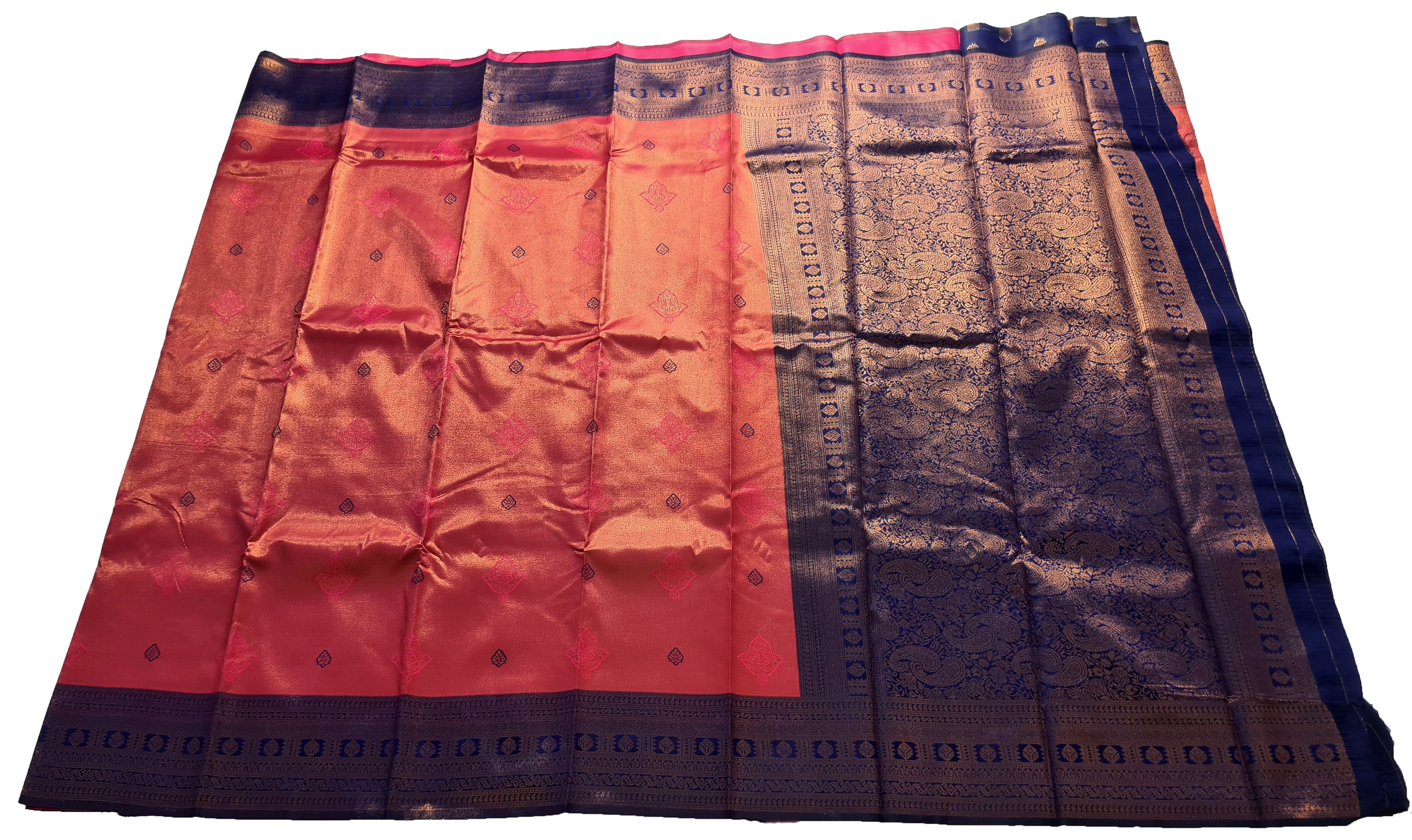 Antique Zari Butta Silk Saree