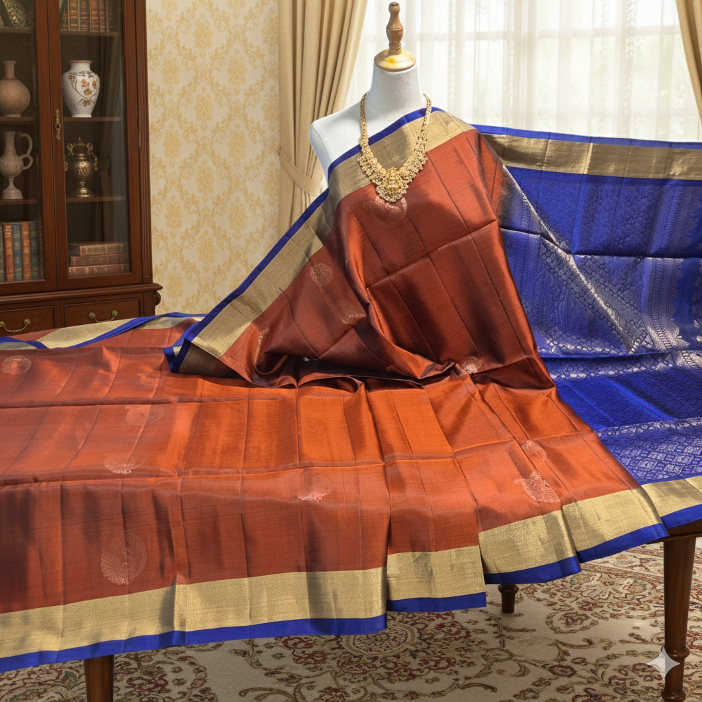 Kanchipuram Pure Soft Silk Saree