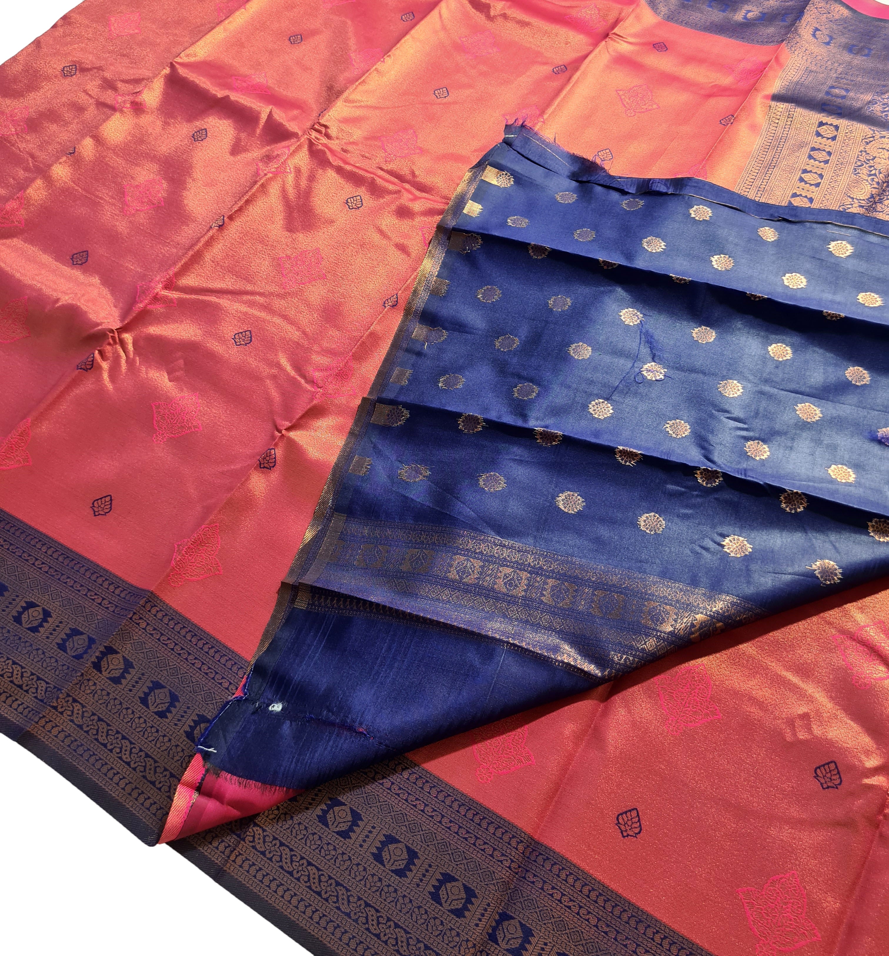 Antique Zari Butta Silk Saree