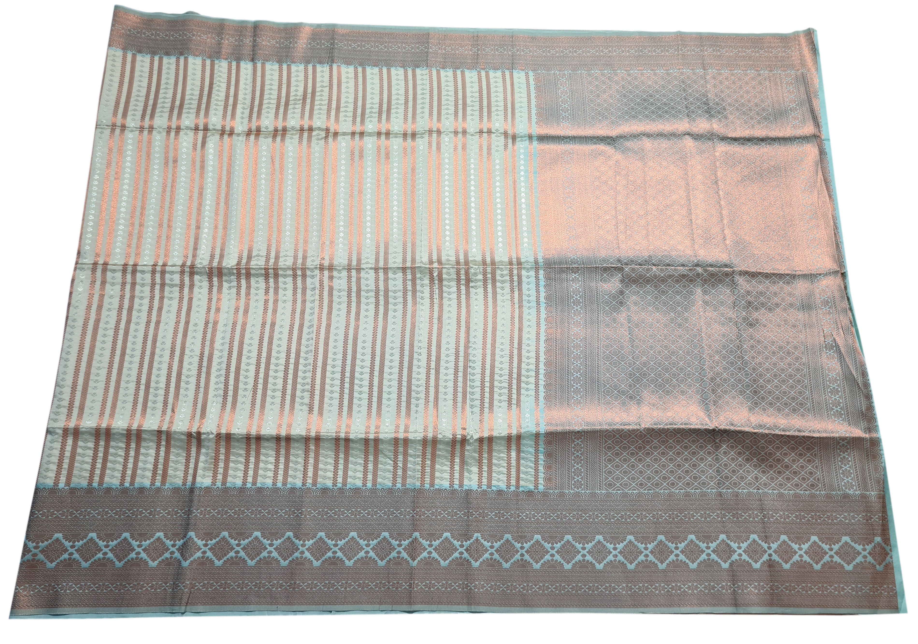 Semi Tussar Antic Design Sarees
