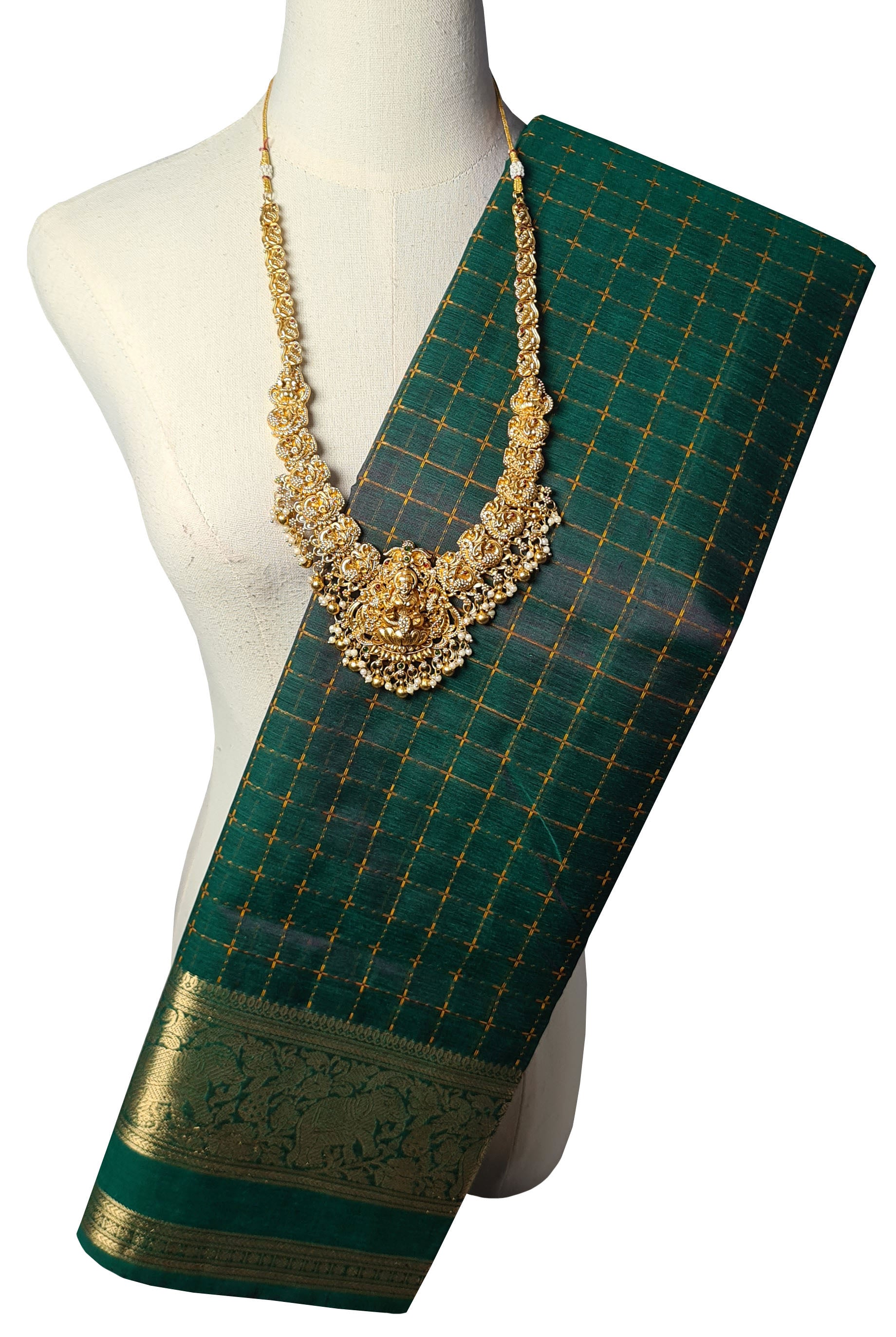 Kanchipuram Pure Silk Cotton Saree
