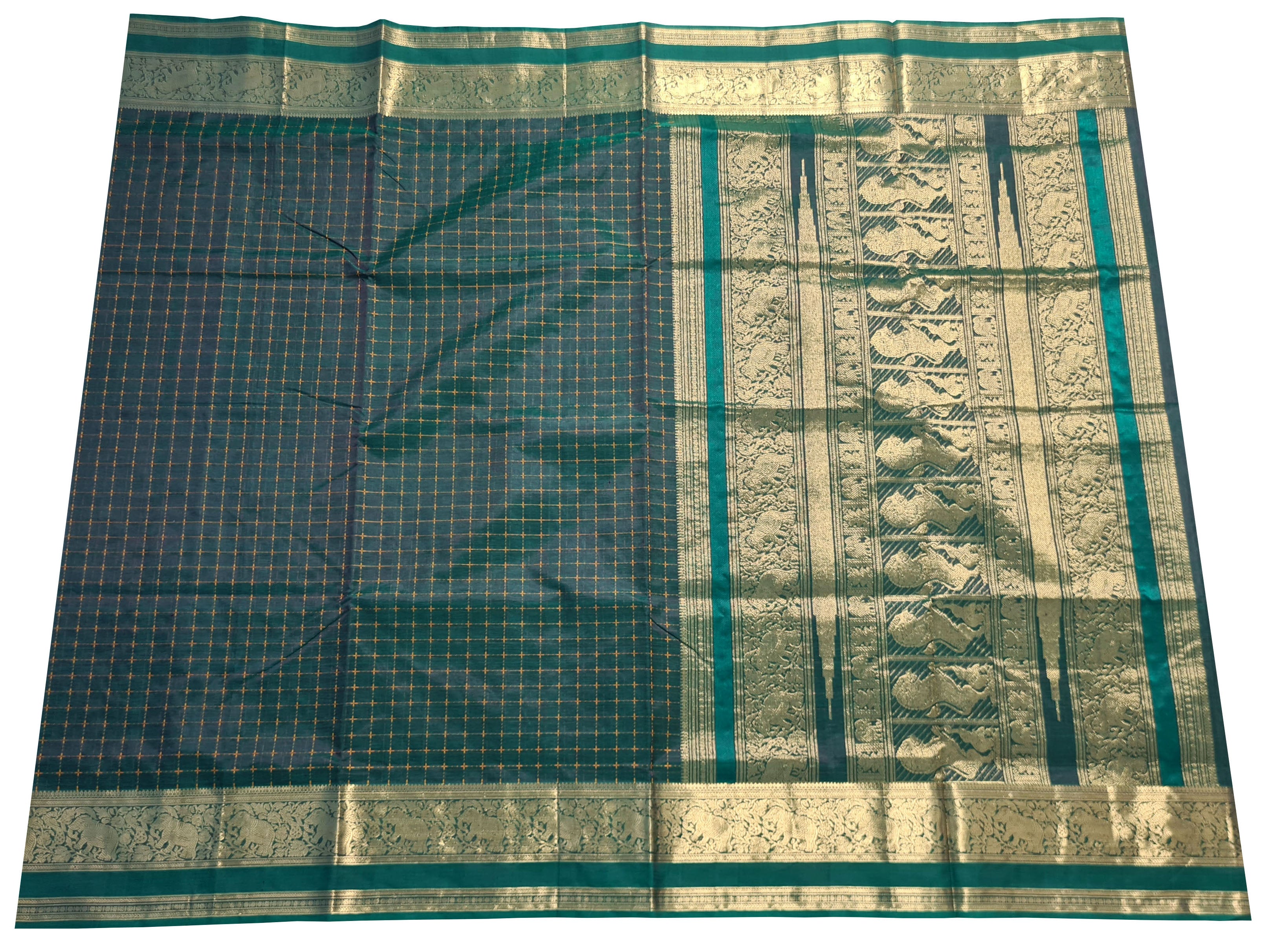 Kanchipuram Pure Silk Cotton Saree