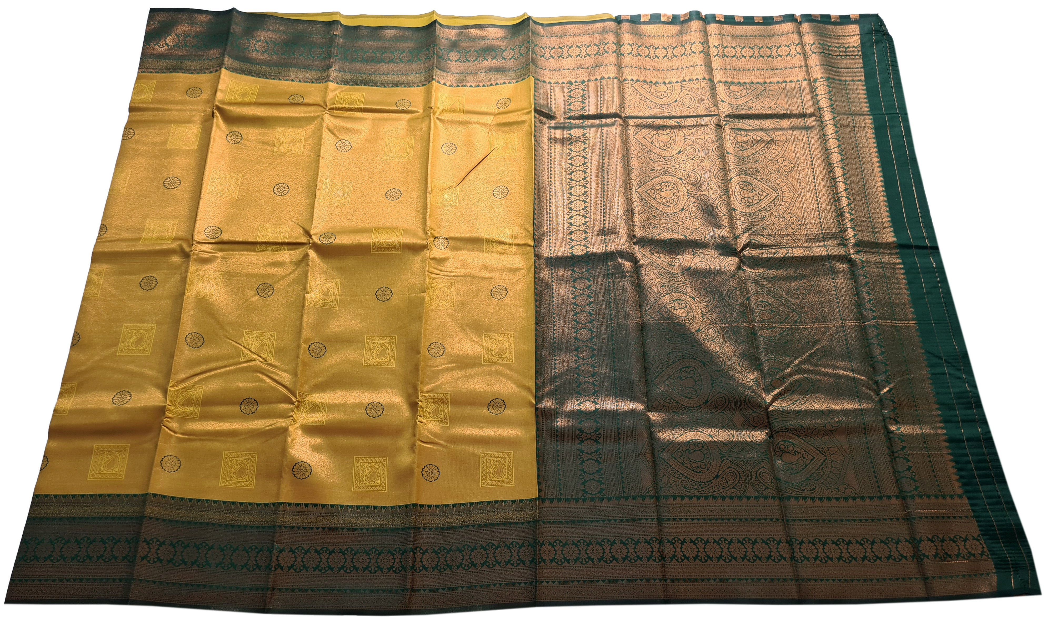 Antique Zari Butta Silk Saree