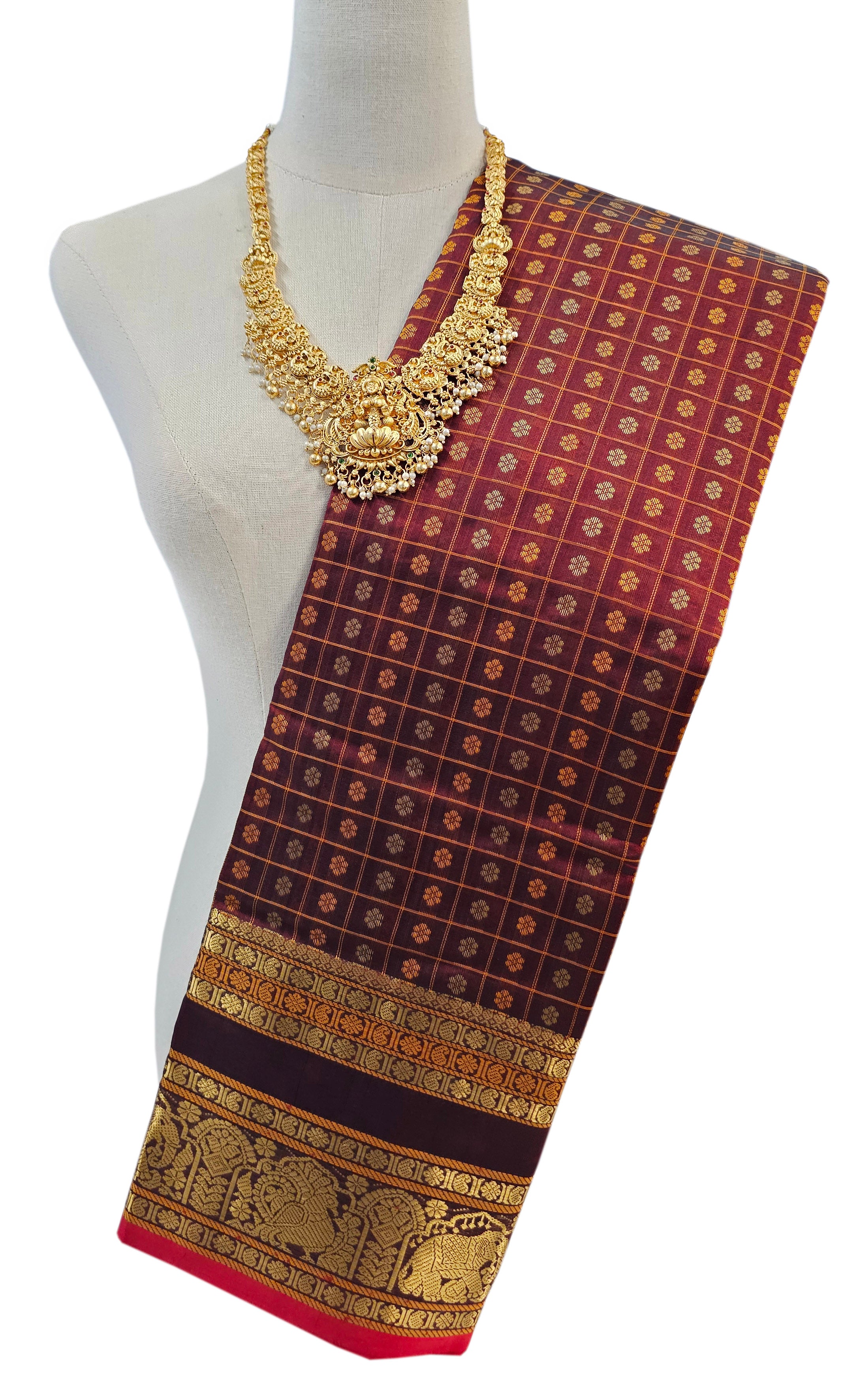 Kanchipuram Pure Silk Cotton Saree