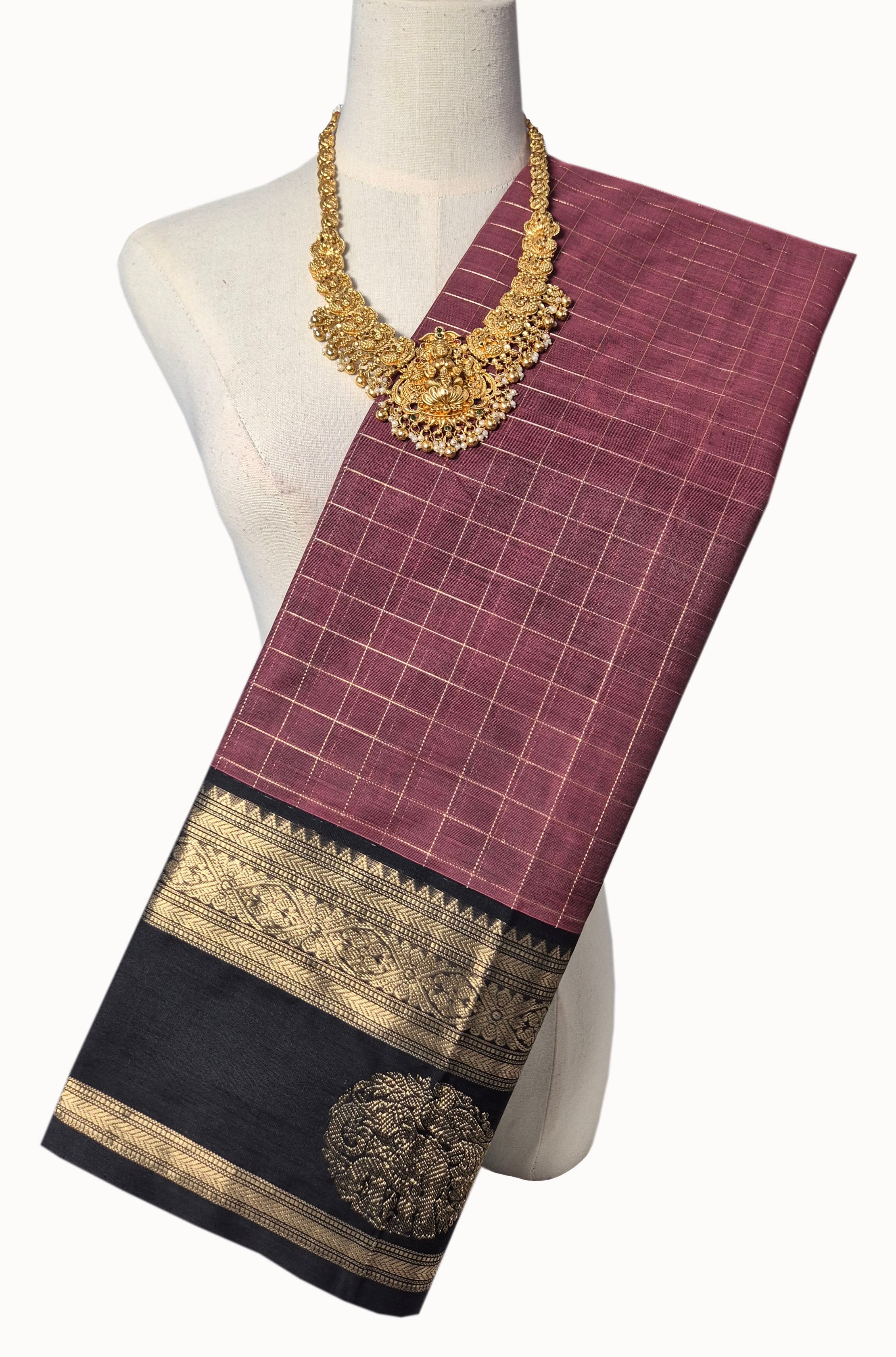 Kanchipuram Pure Silk Cotton Saree