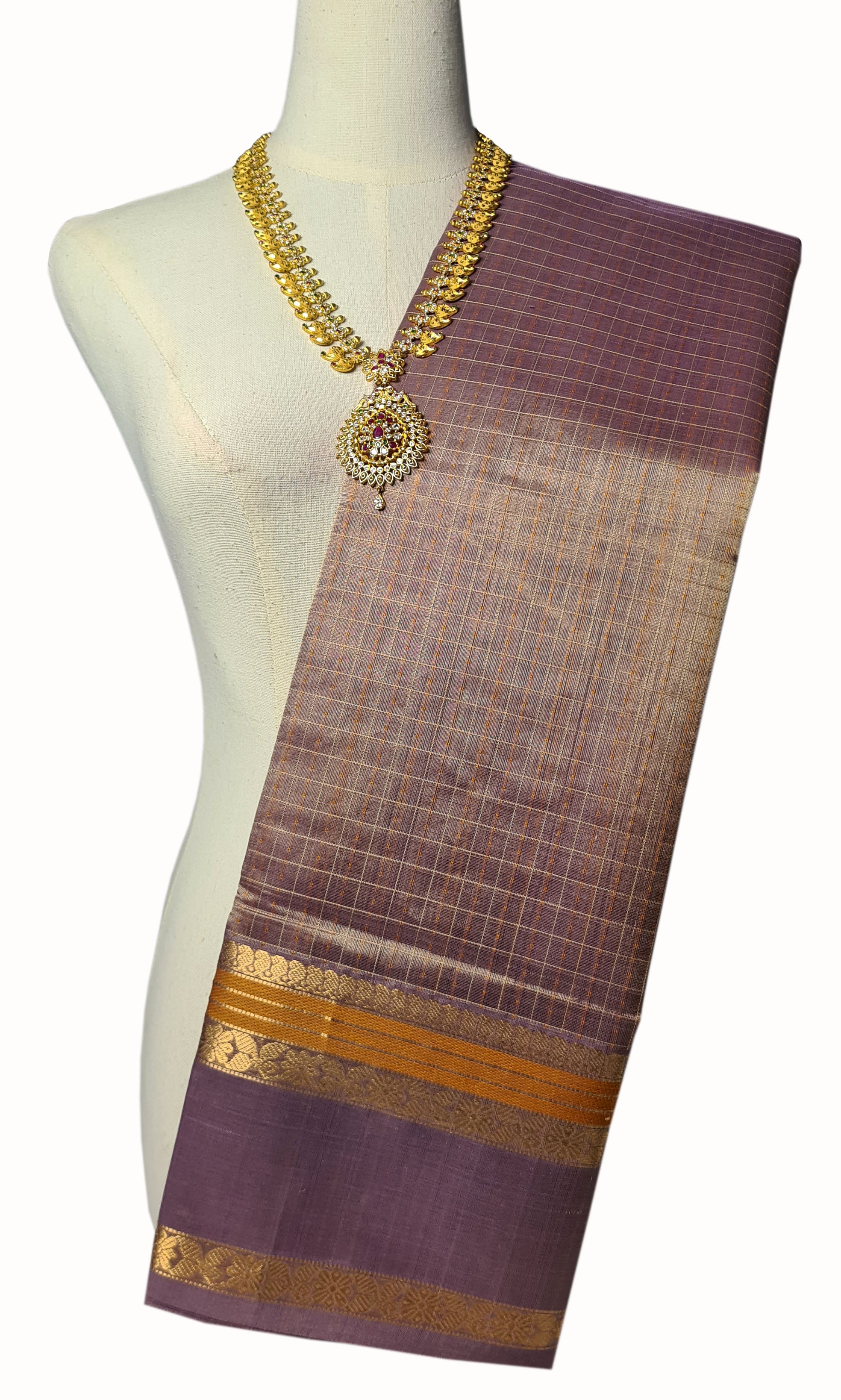 Kanchipuram Pure Silk Cotton Saree