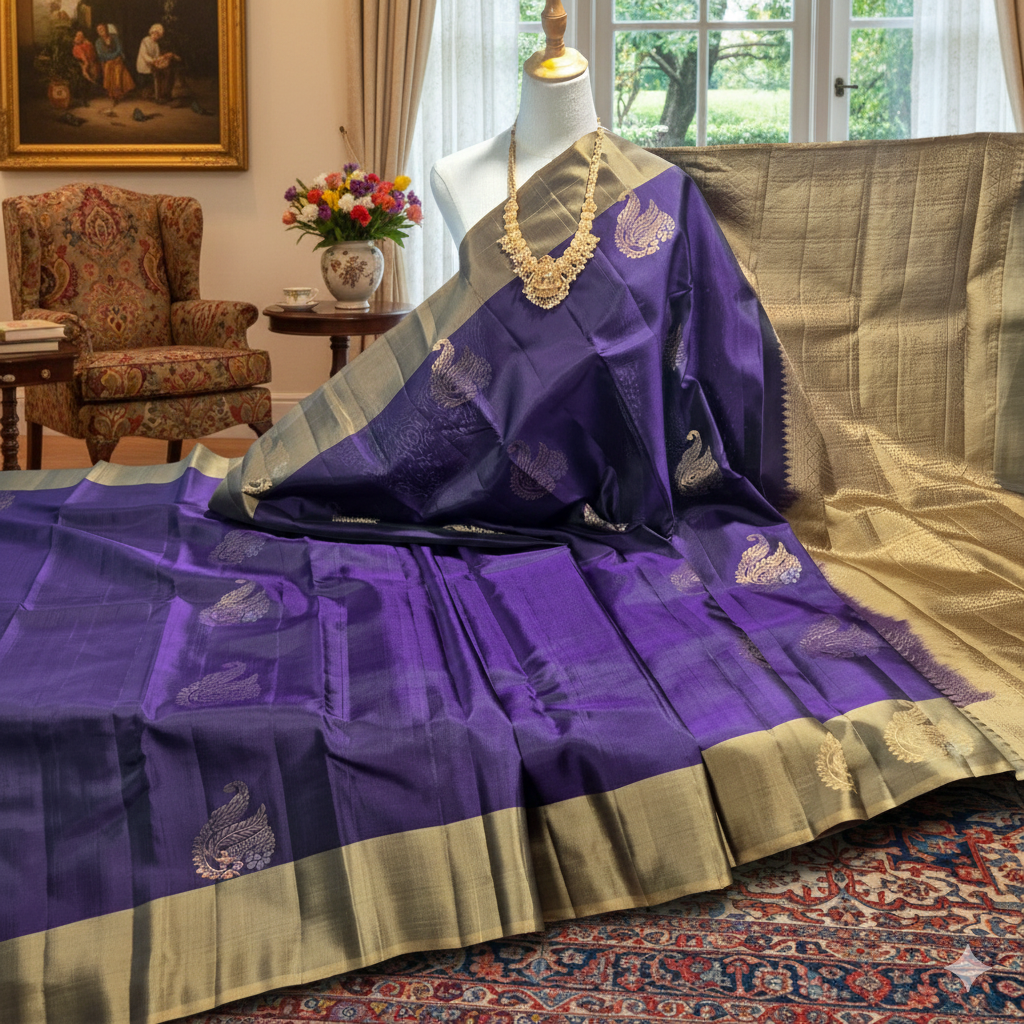 Kanchipuram Pure Soft Silk Saree