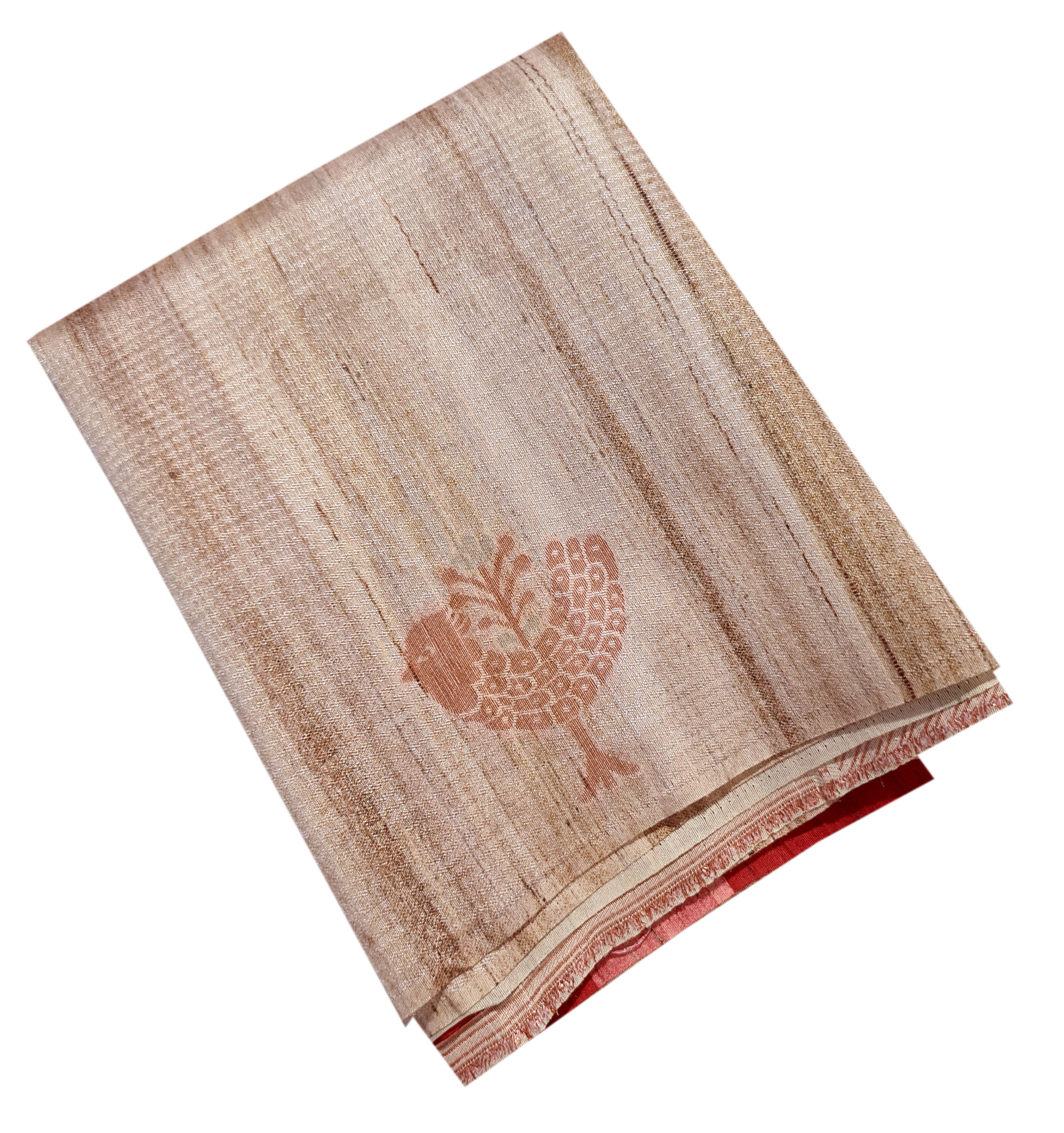 Semi Tussar Antic Design Sarees