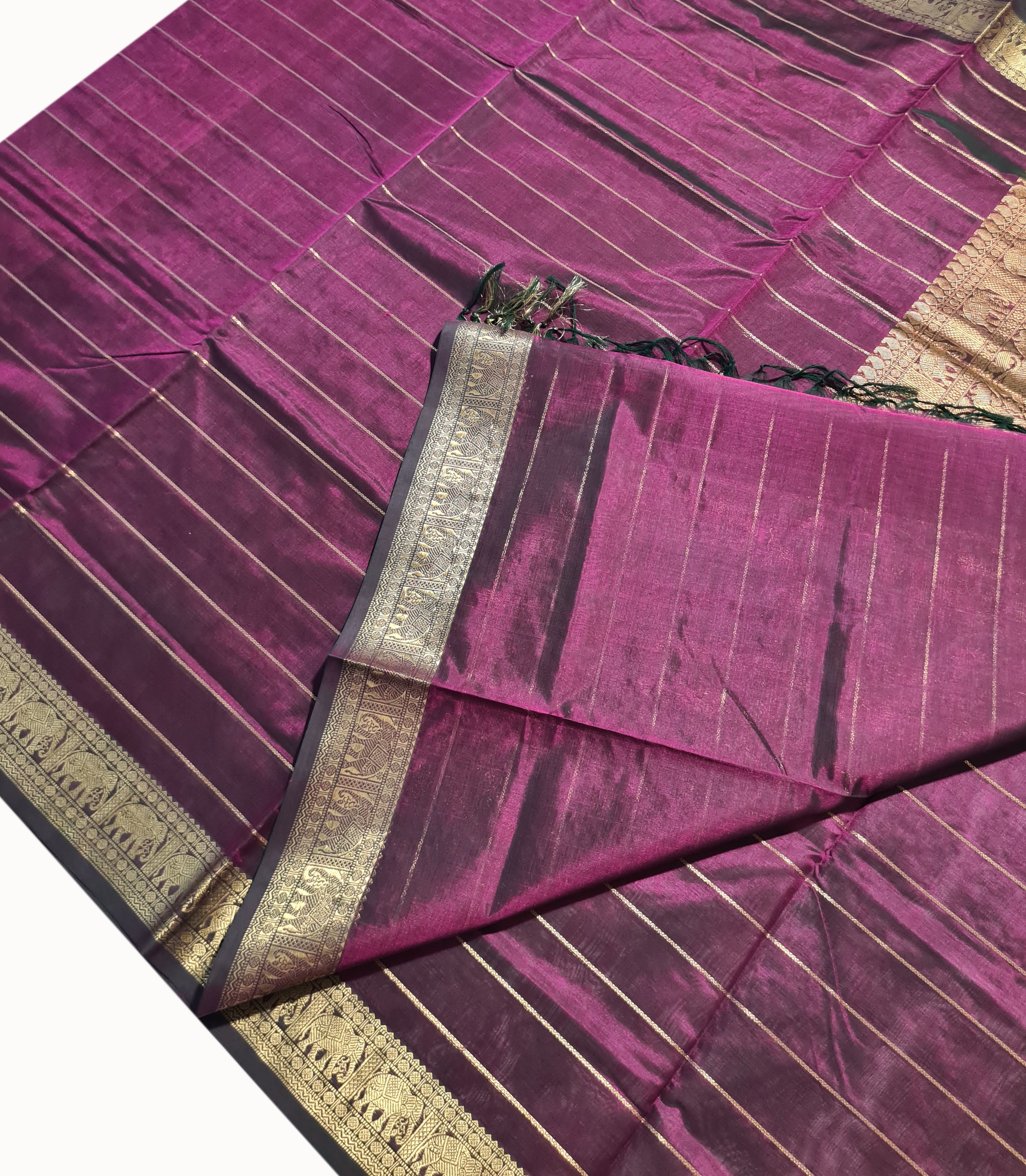 Kanchipuram Pure Silk Cotton Saree