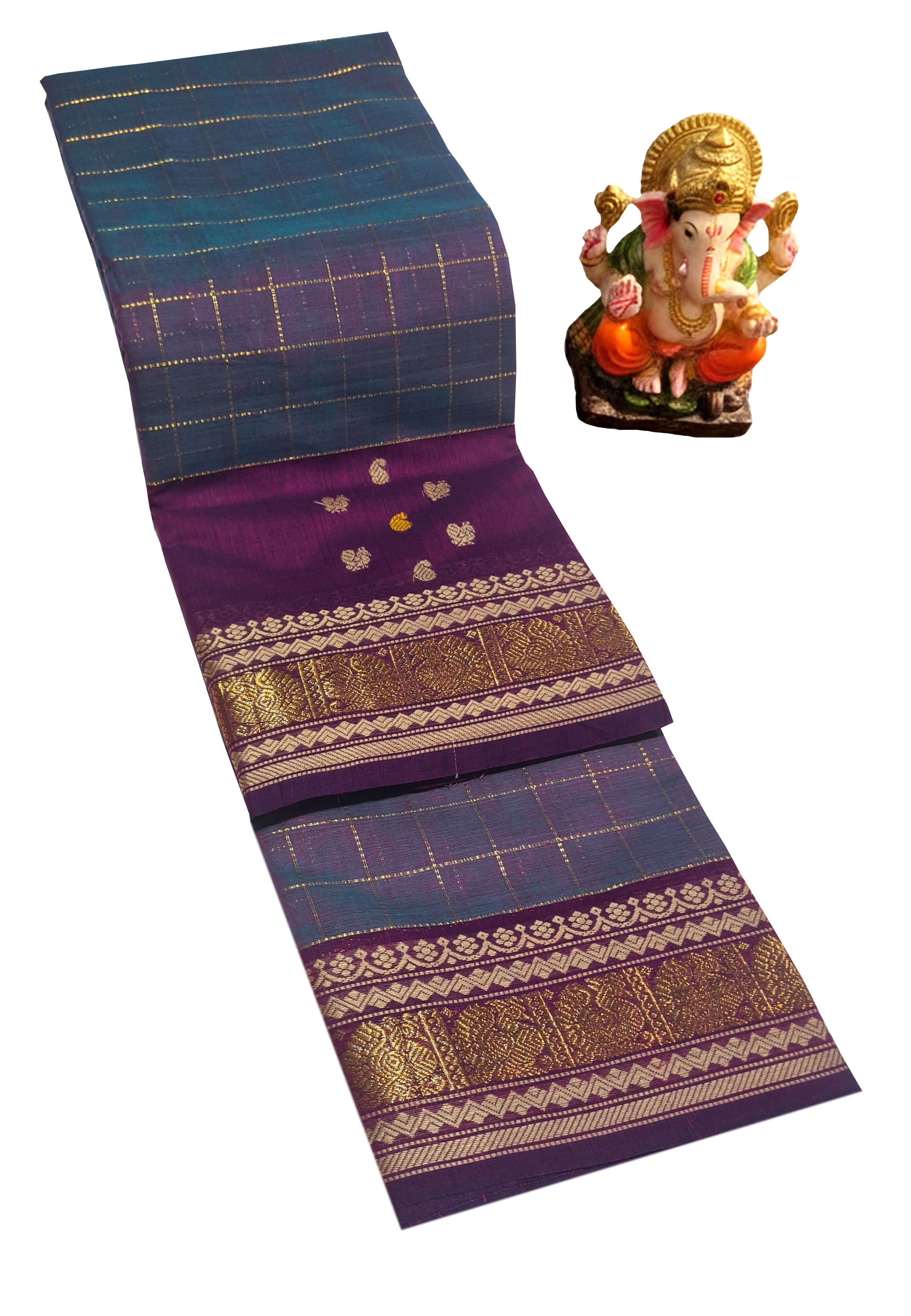Kanchipuram Agarlic Cotton Sarees