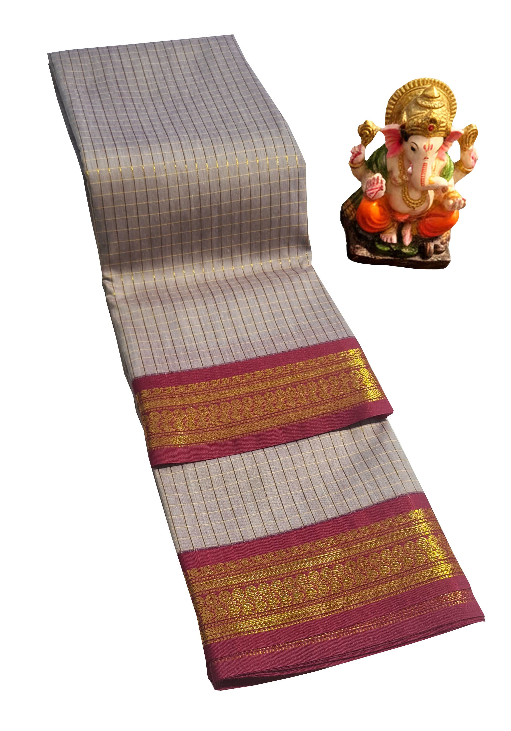Kanchipuram Agarlic Cotton Sarees