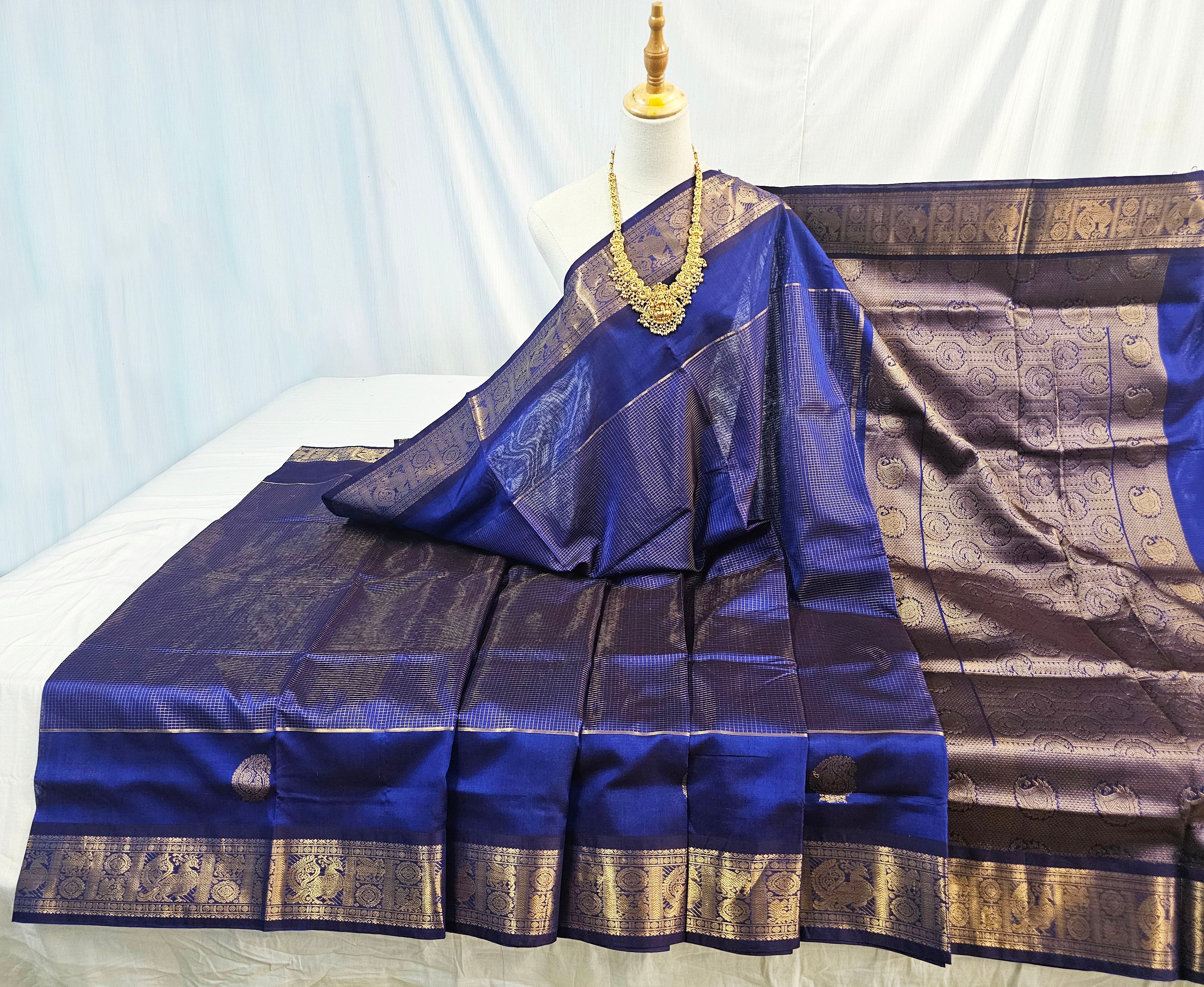 Kanchipuram Pure Silk Cotton Saree
