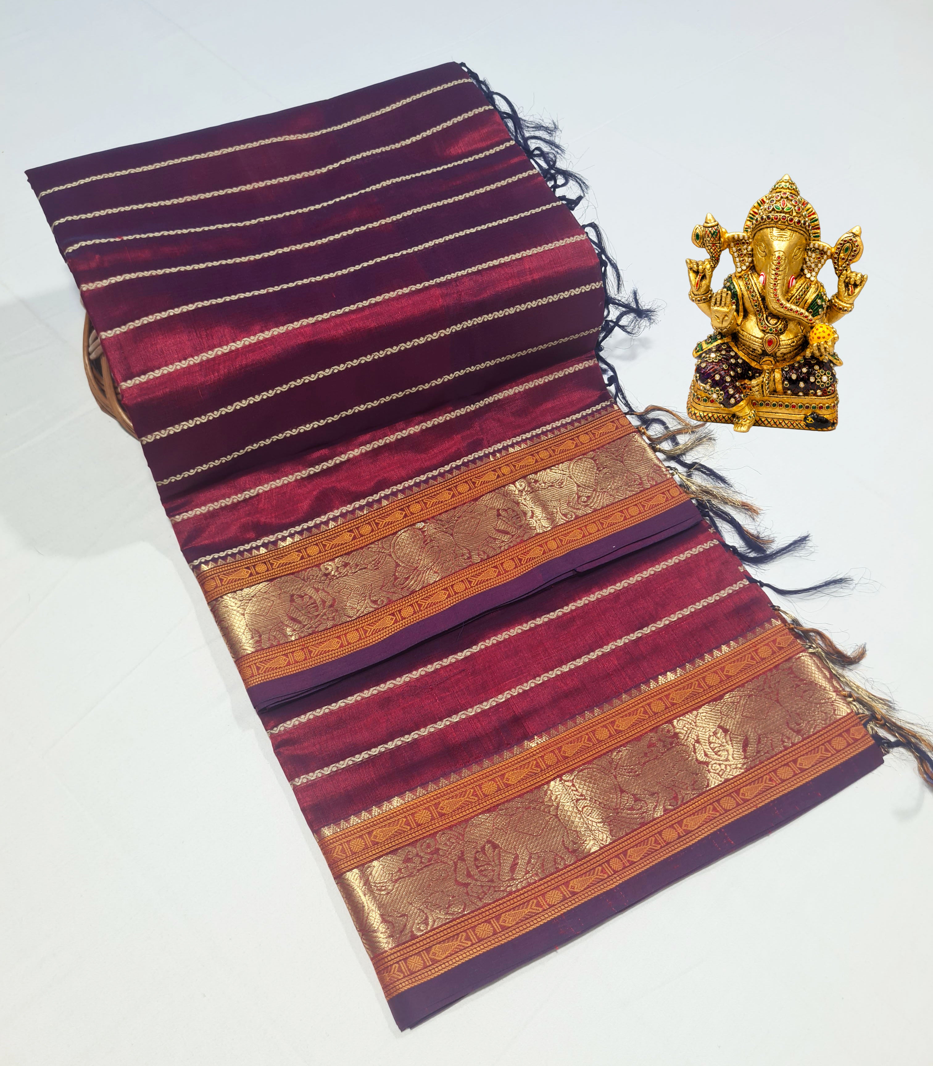 Kanchipuram Pure Silk Cotton Saree