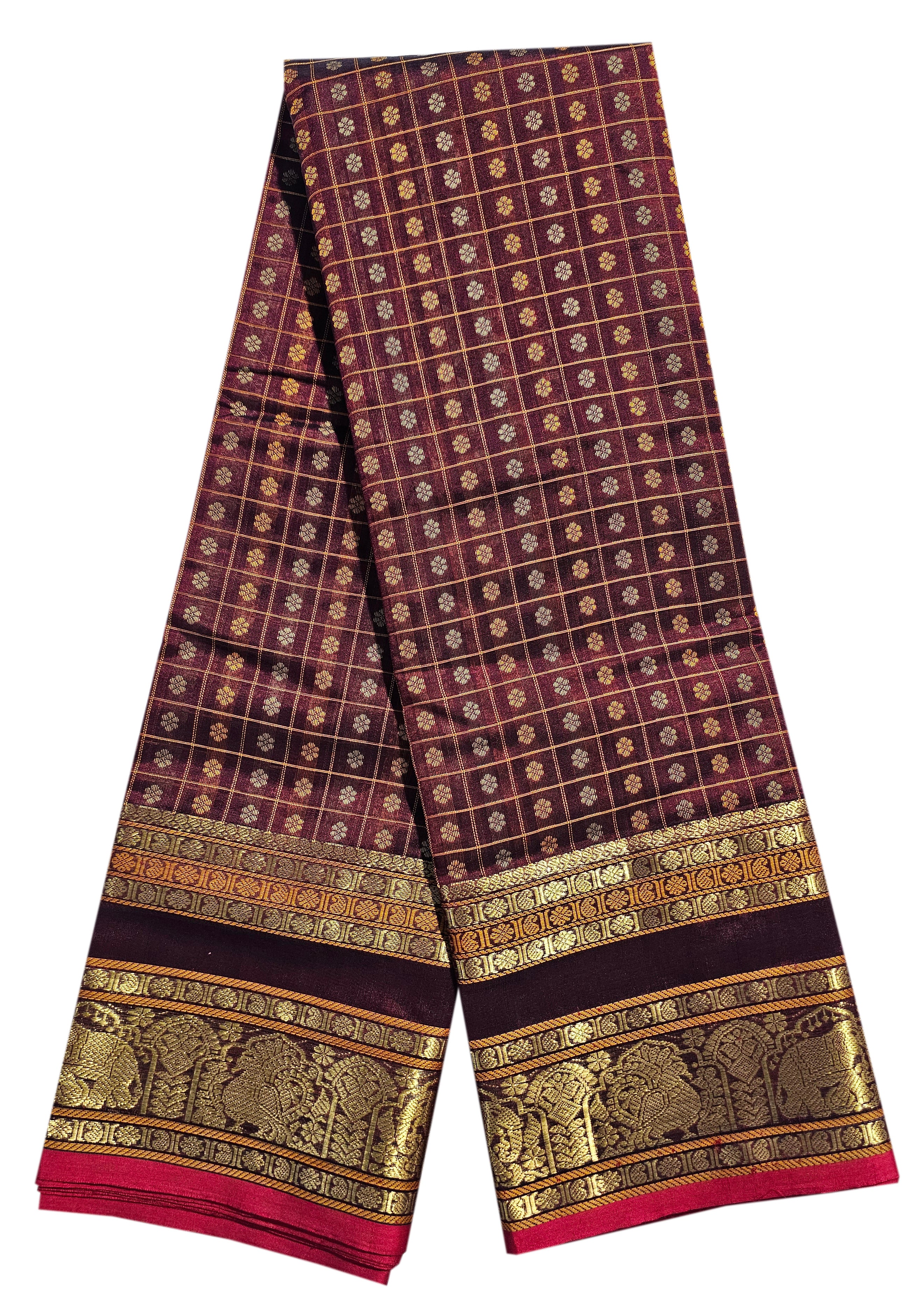 Kanchipuram Pure Silk Cotton Saree