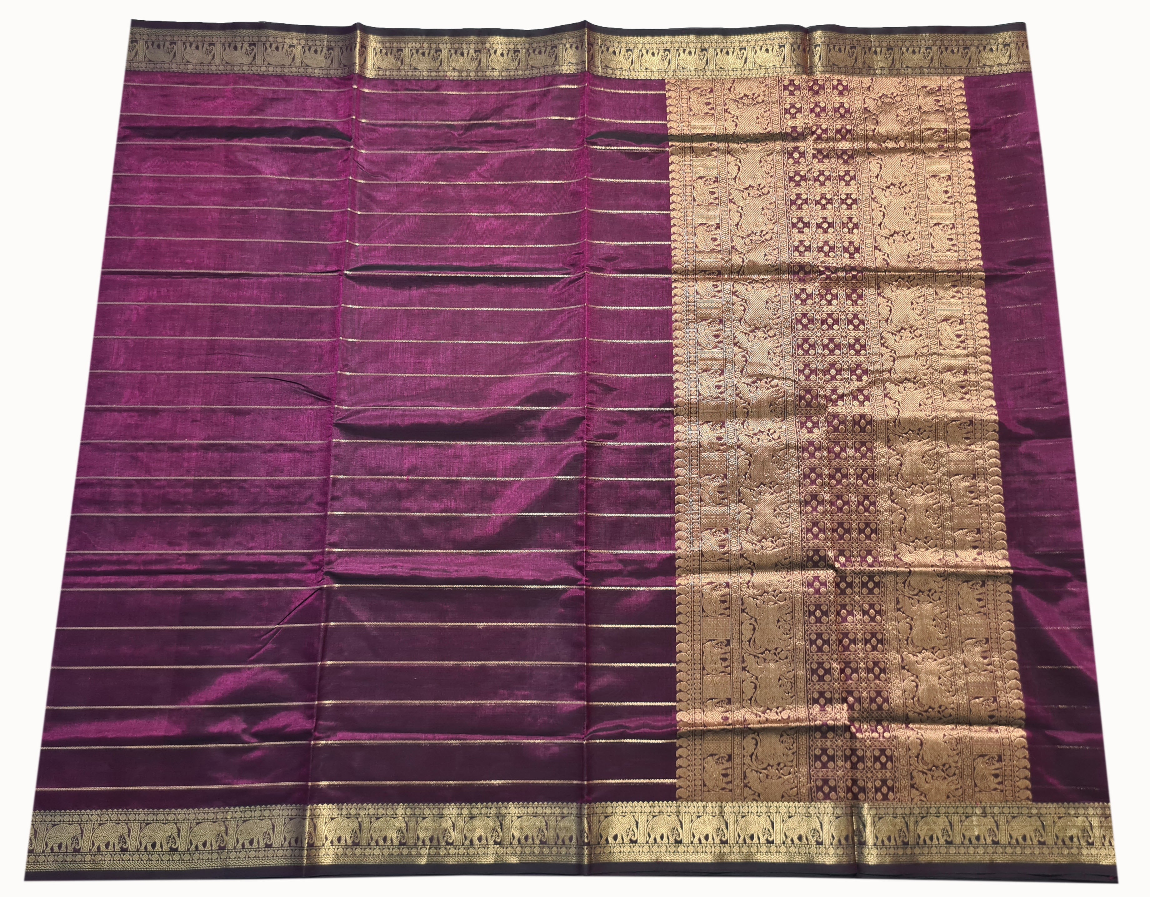 Kanchipuram Pure Silk Cotton Saree