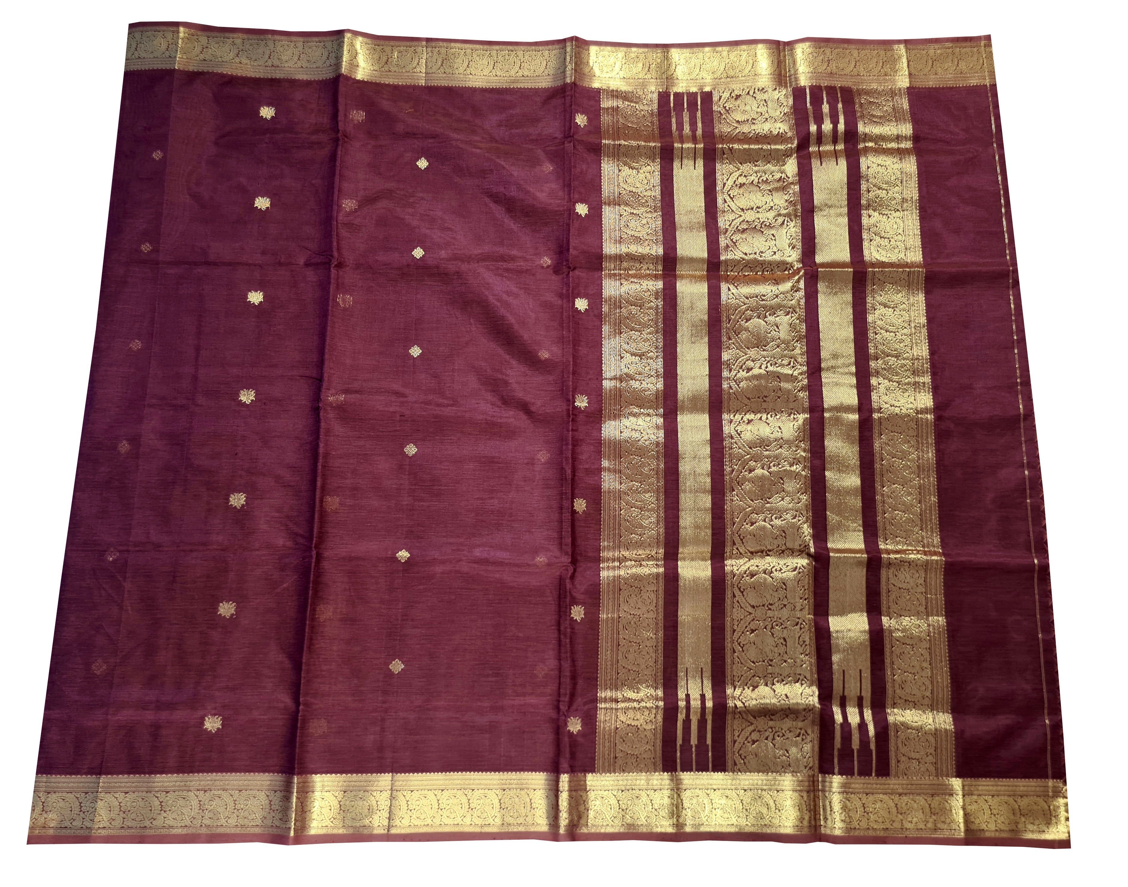 Kanchipuram Pure Silk Cotton Saree