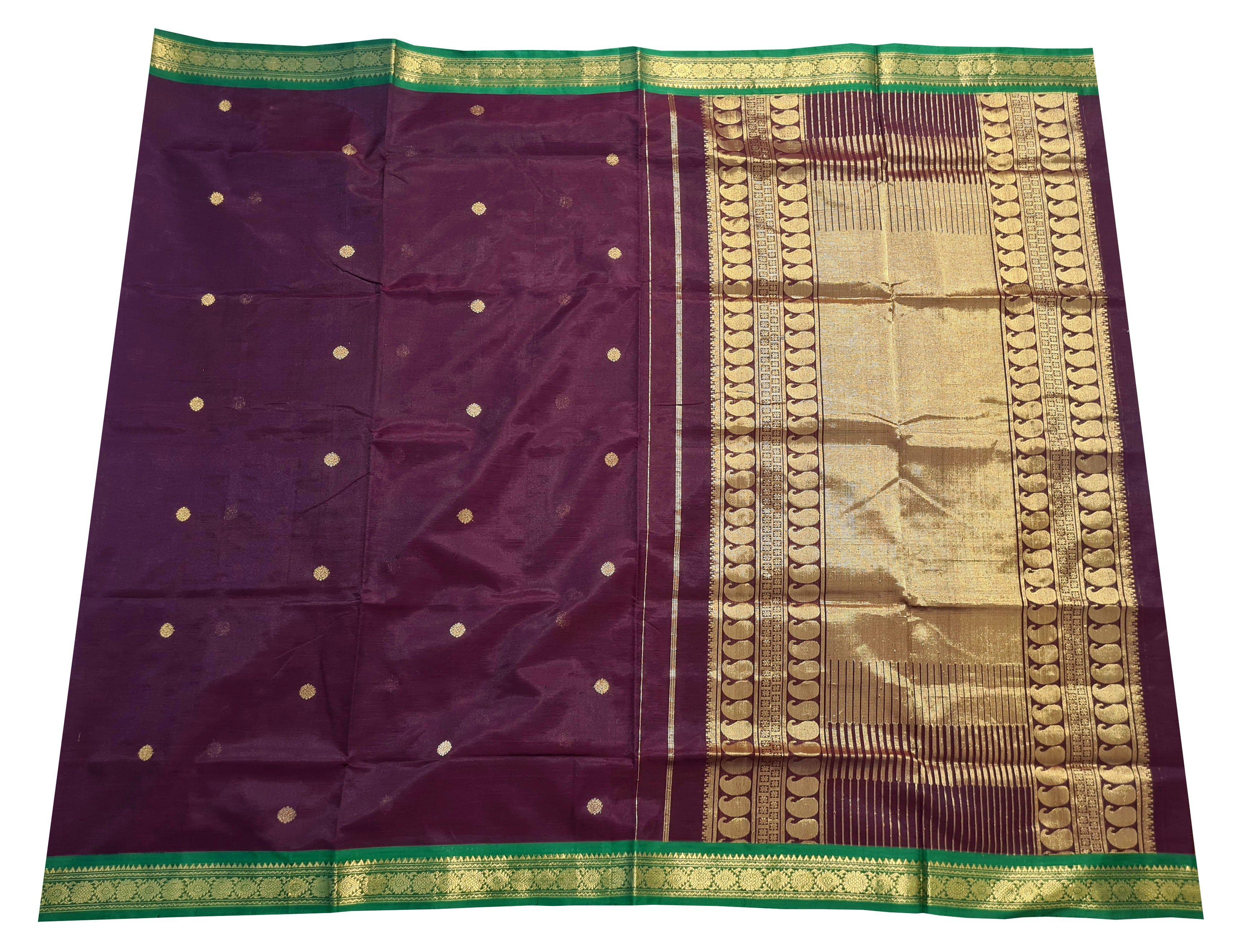 Kanchipuram Pure Silk Cotton Saree