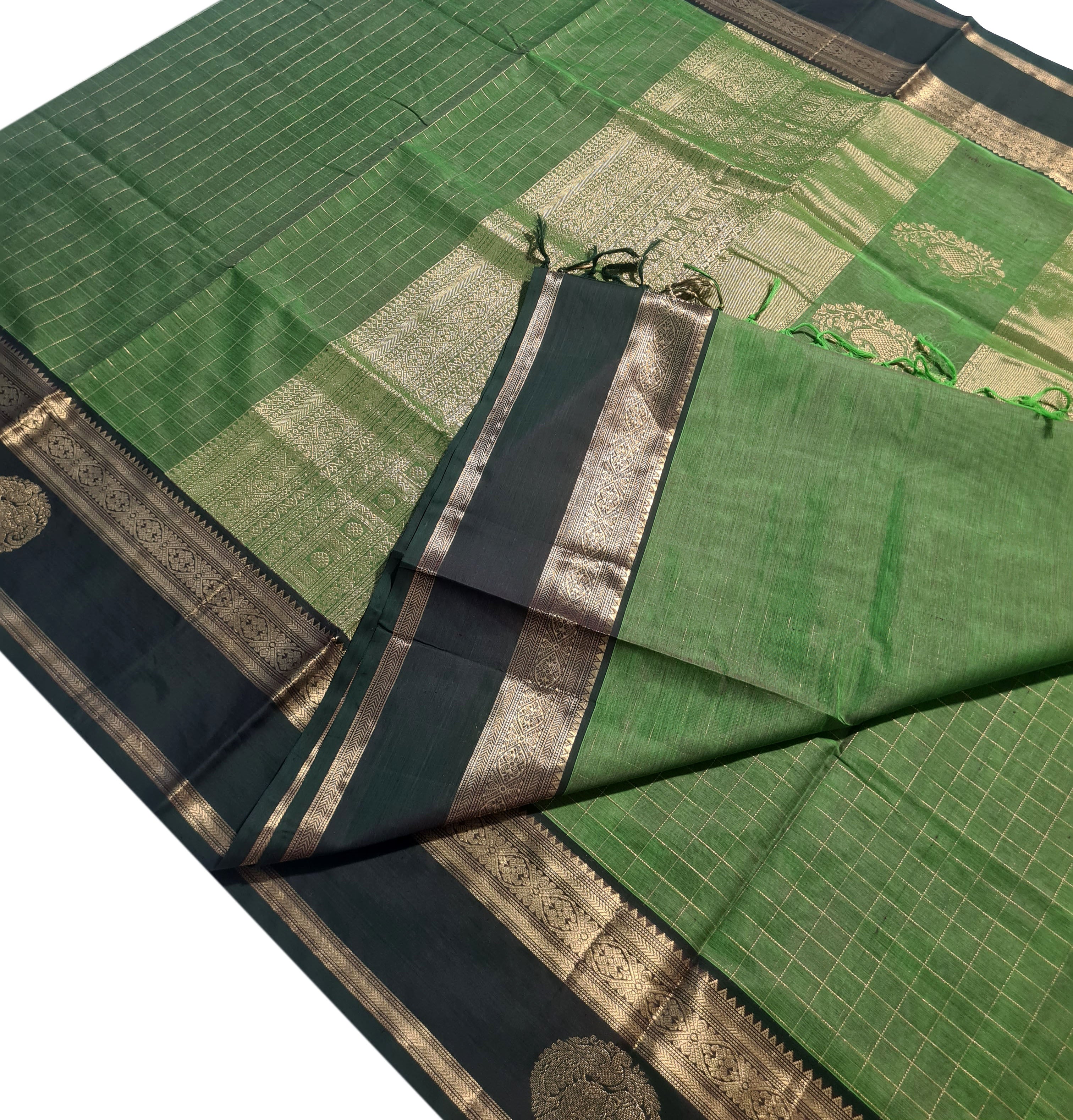 Kanchipuram Pure Silk Cotton Saree