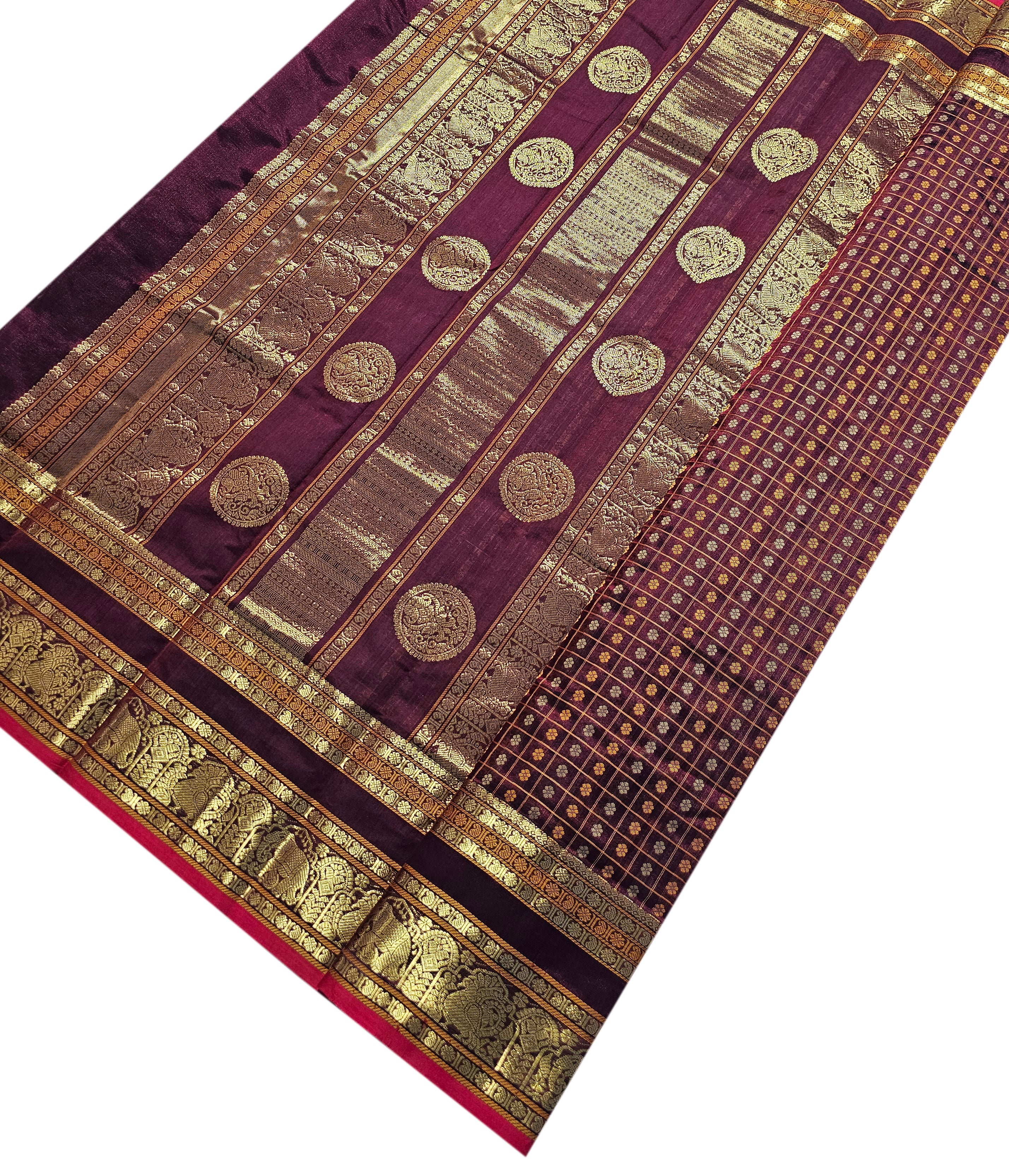 Kanchipuram Pure Silk Cotton Saree