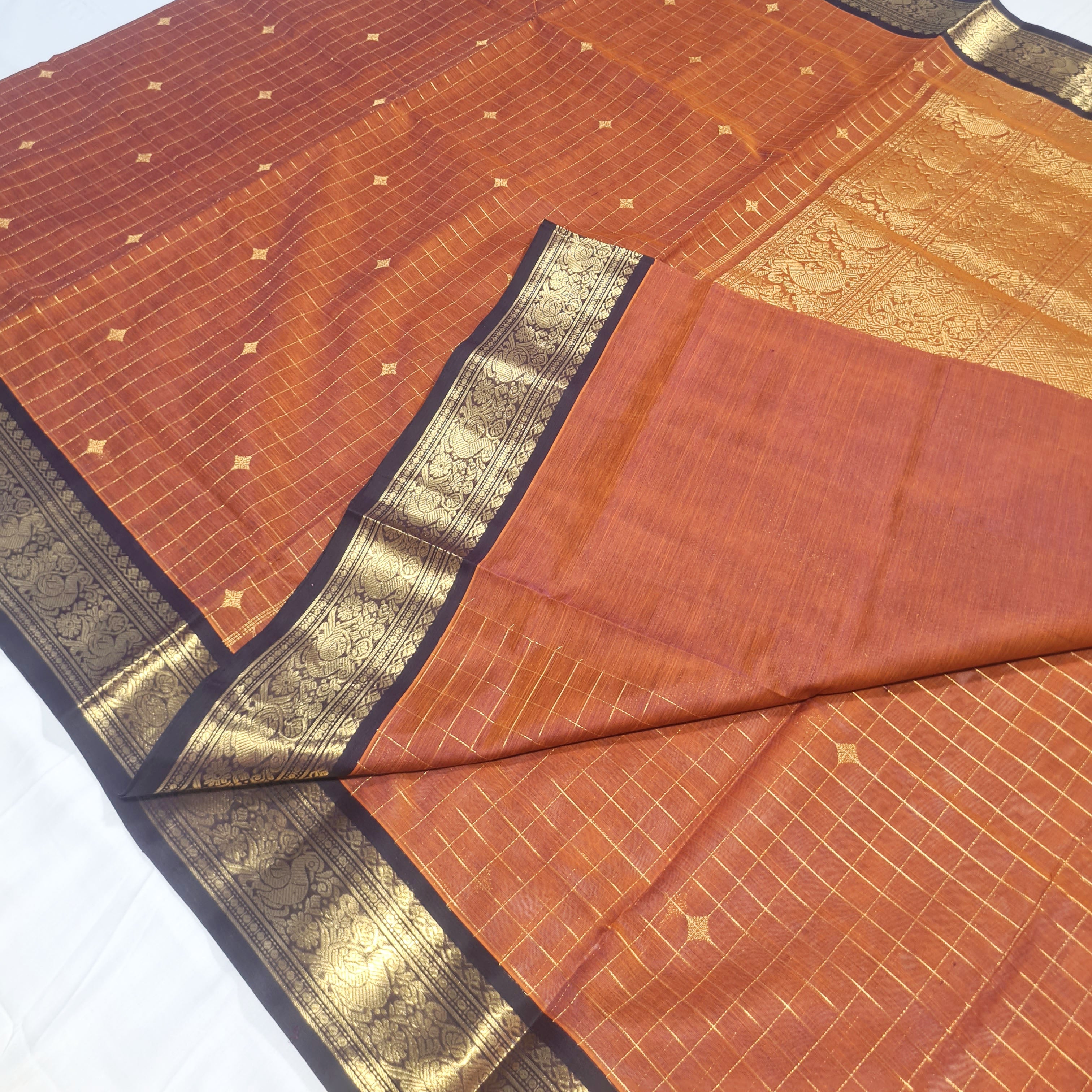 Kanchipuram Pure Silk Cotton Saree