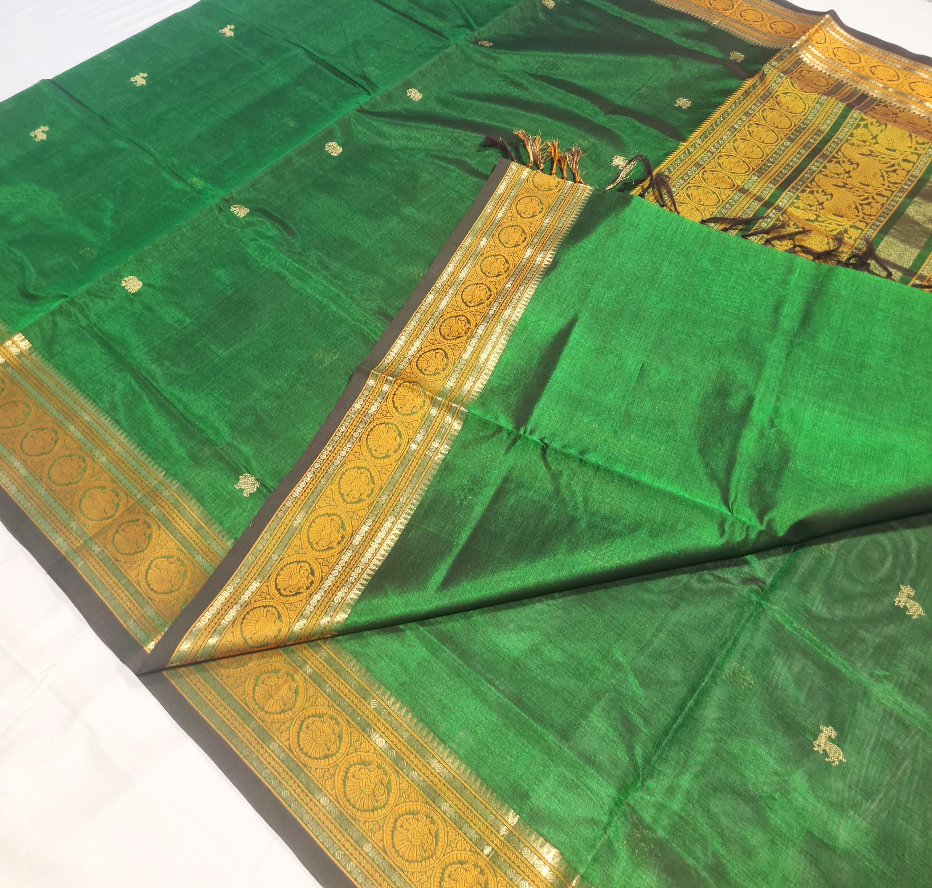 Kanchipuram Pure Silk Cotton Saree