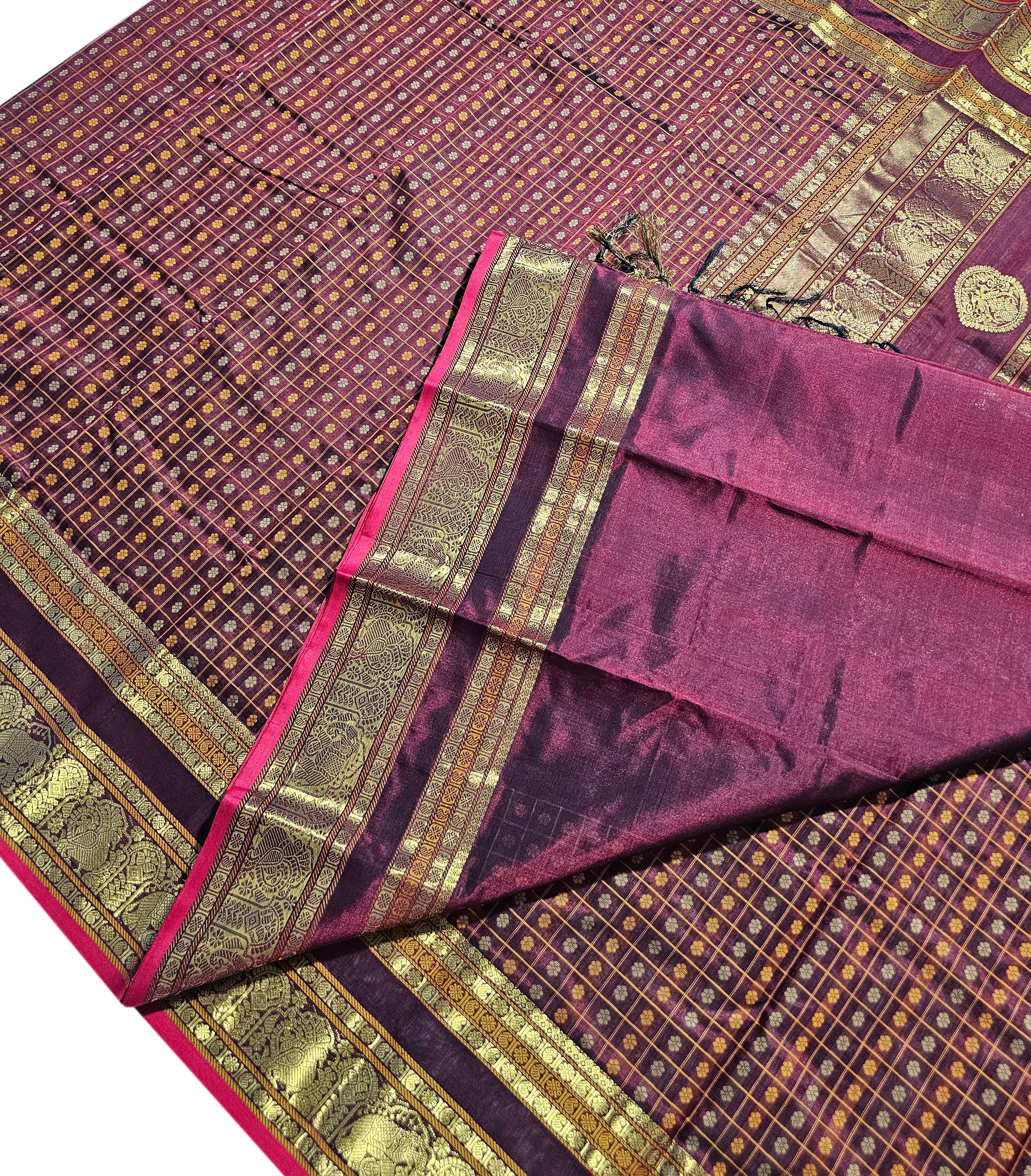 Kanchipuram Pure Silk Cotton Saree