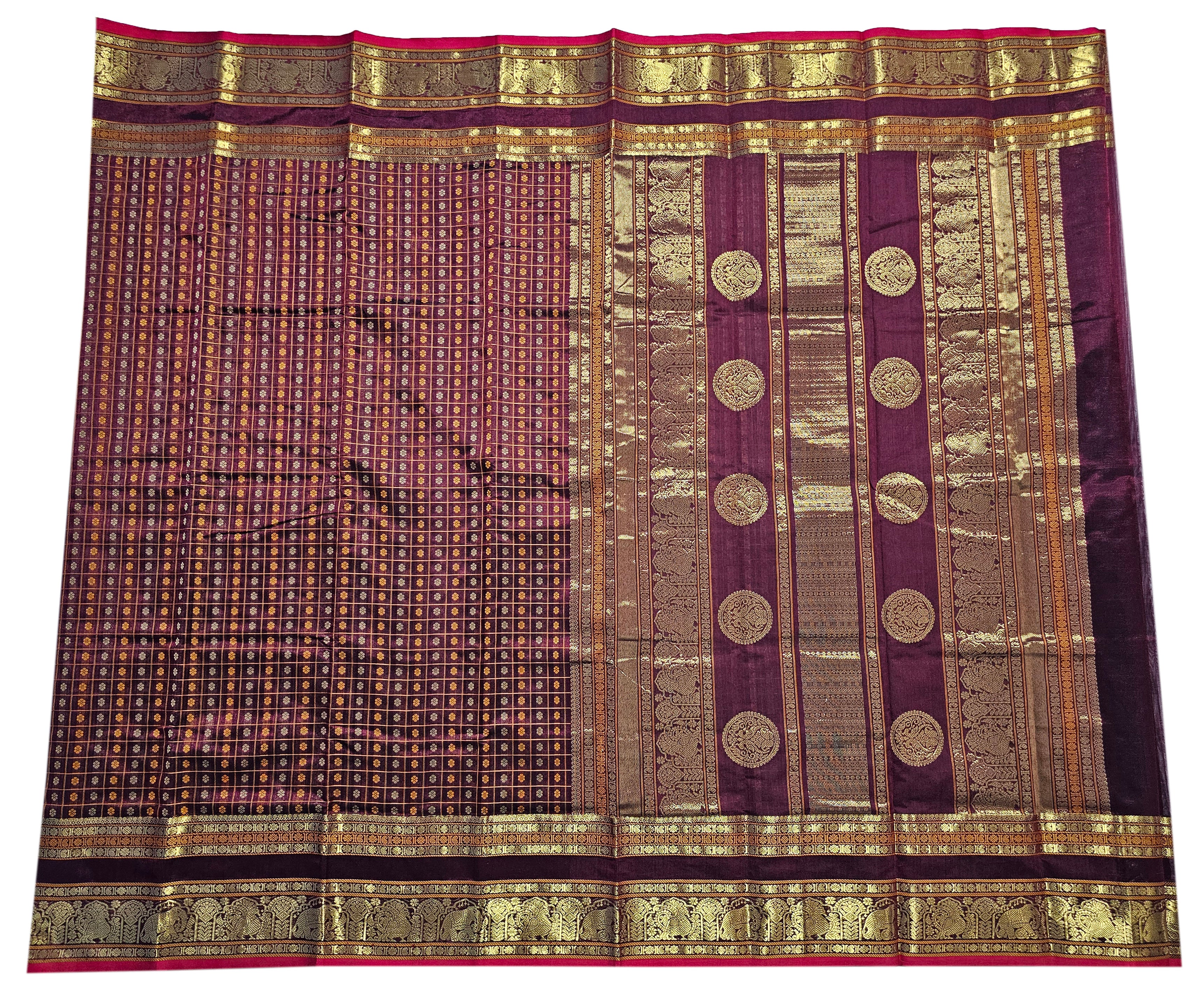 Kanchipuram Pure Silk Cotton Saree