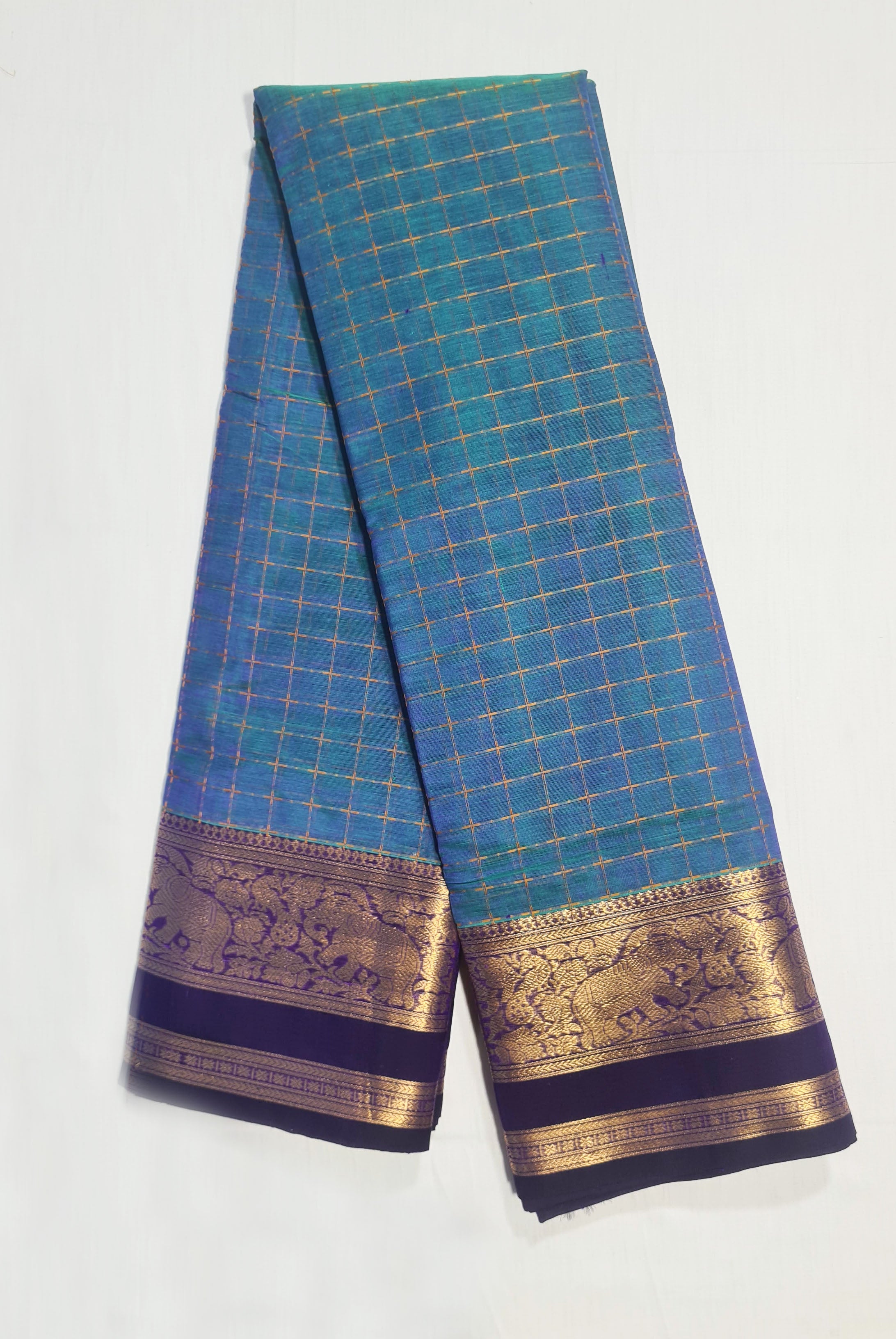 Kanchipuram Pure Silk Cotton Saree