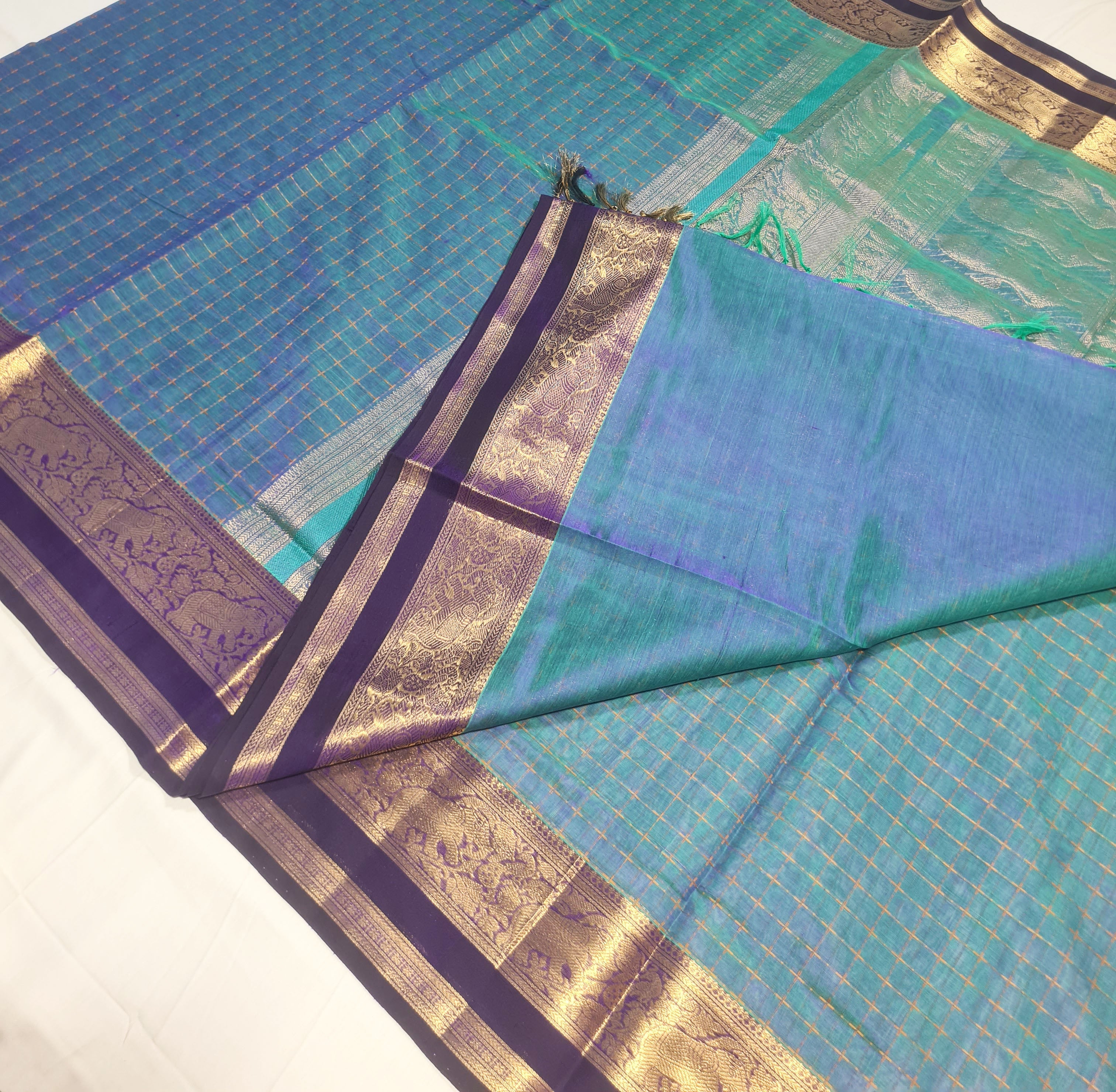 Kanchipuram Pure Silk Cotton Saree