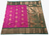 Kanchi Vegan Silk Saree With Contrast Blouse and Rich Jari Pallu