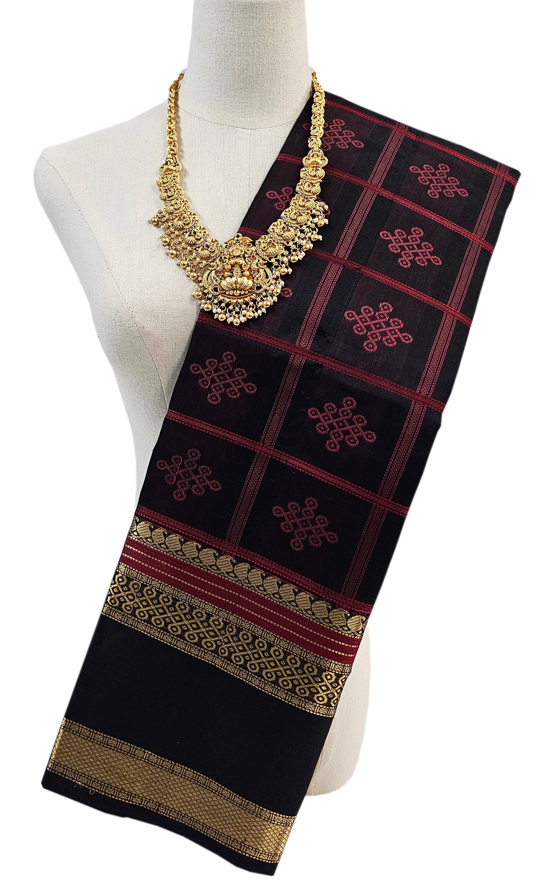Kanchipuram Pure Silk Cotton Saree