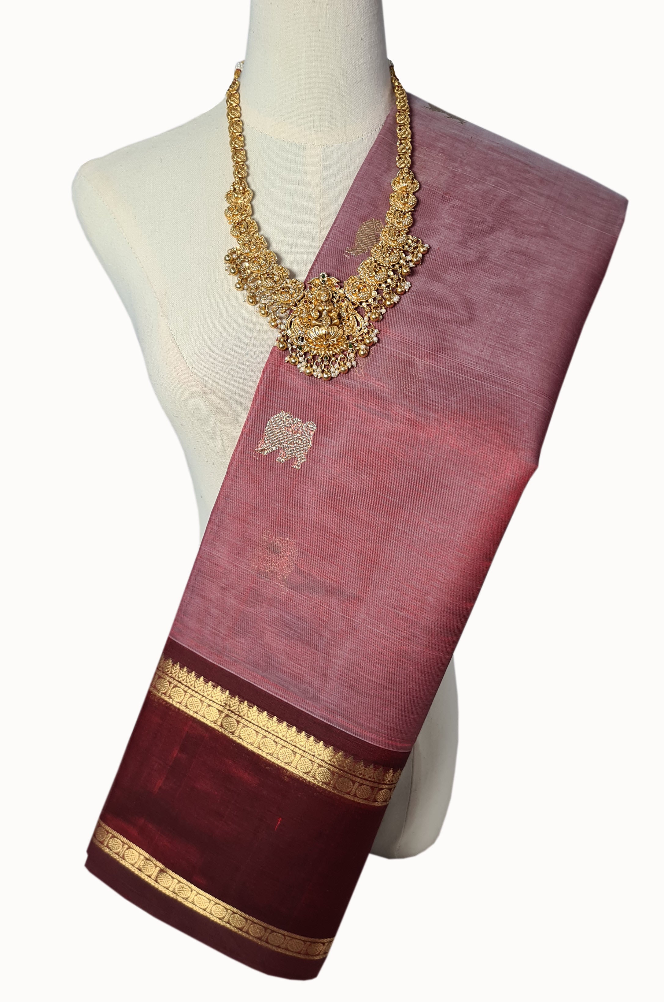 Kanchipuram Pure Silk Cotton Saree