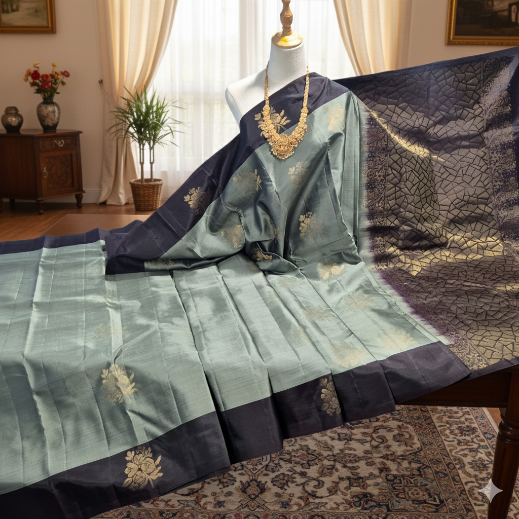 Kanchipuram Pure Soft Silk Saree