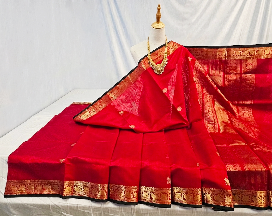 Kanchipuram Pure Silk Cotton Saree