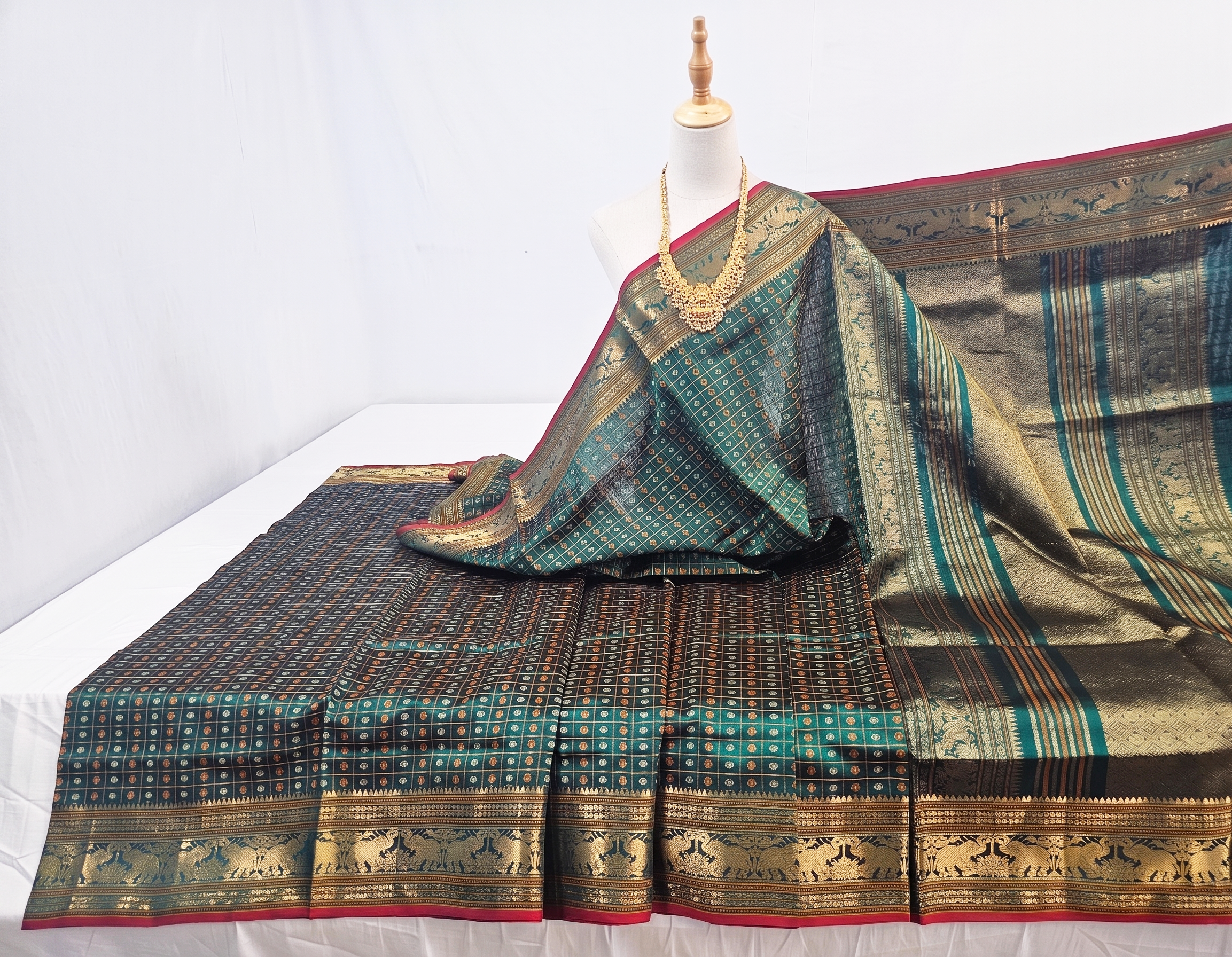 Kanchipuram Pure Silk Cotton Saree