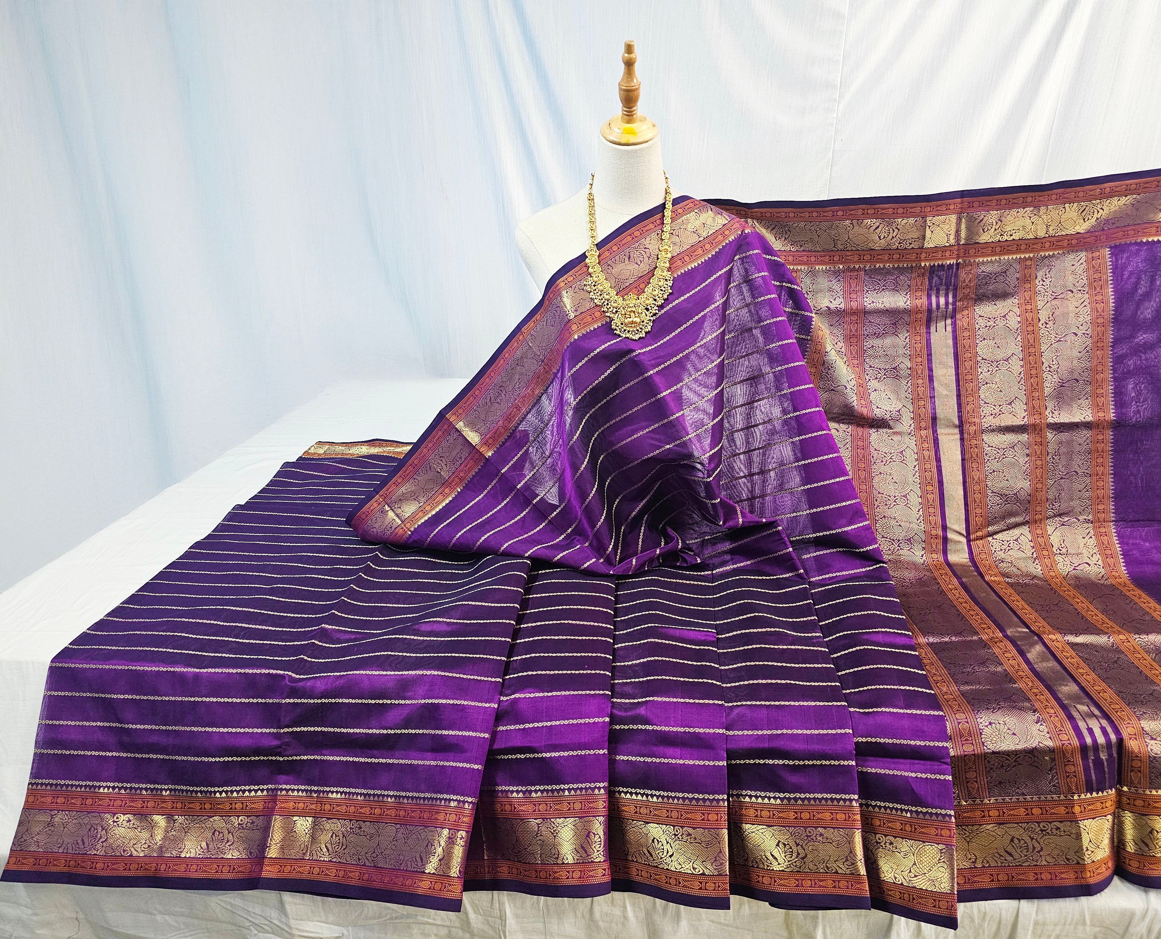 Kanchipuram Pure Silk Cotton Saree