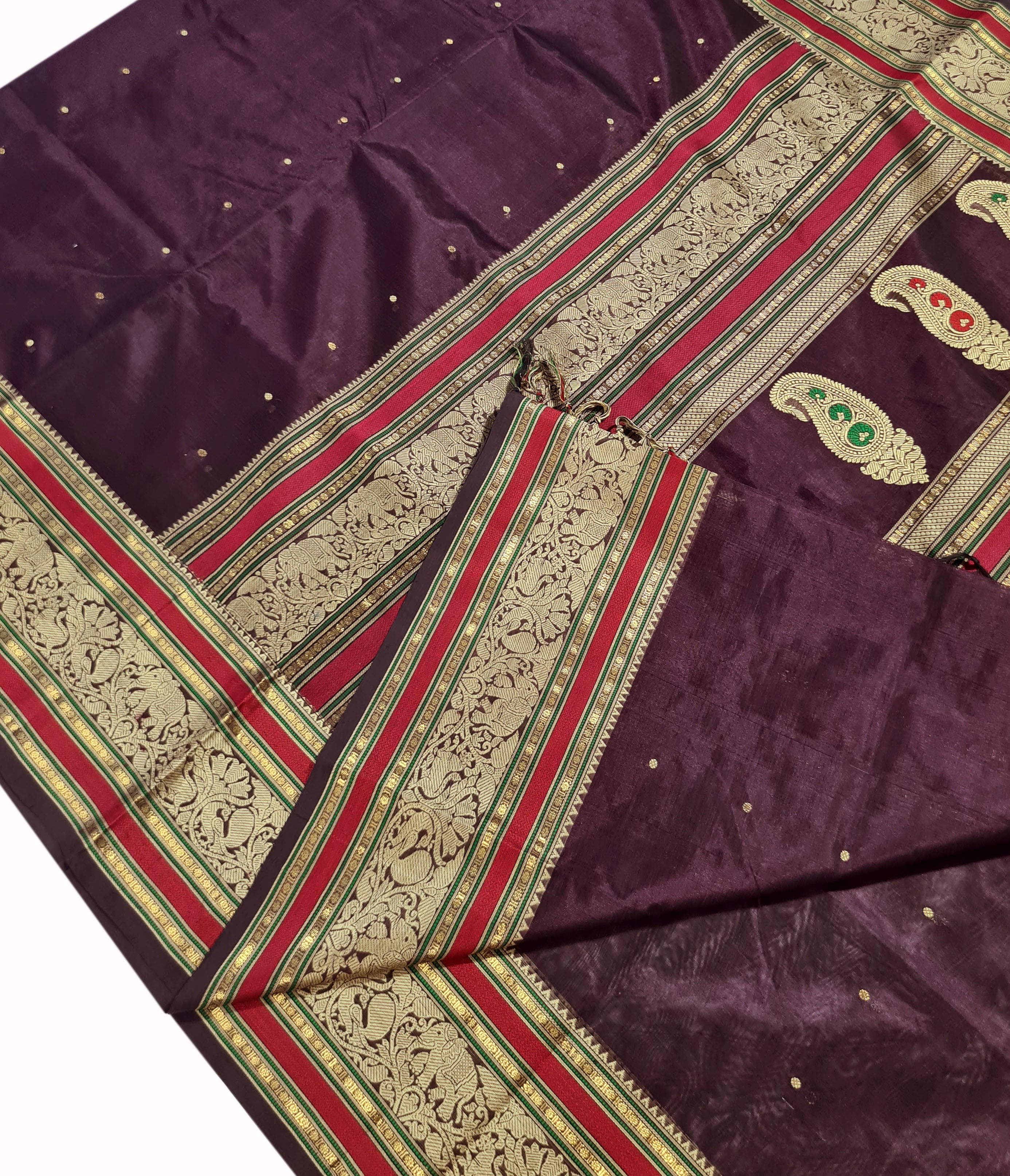 Kanchipuram Pure Silk Cotton Saree