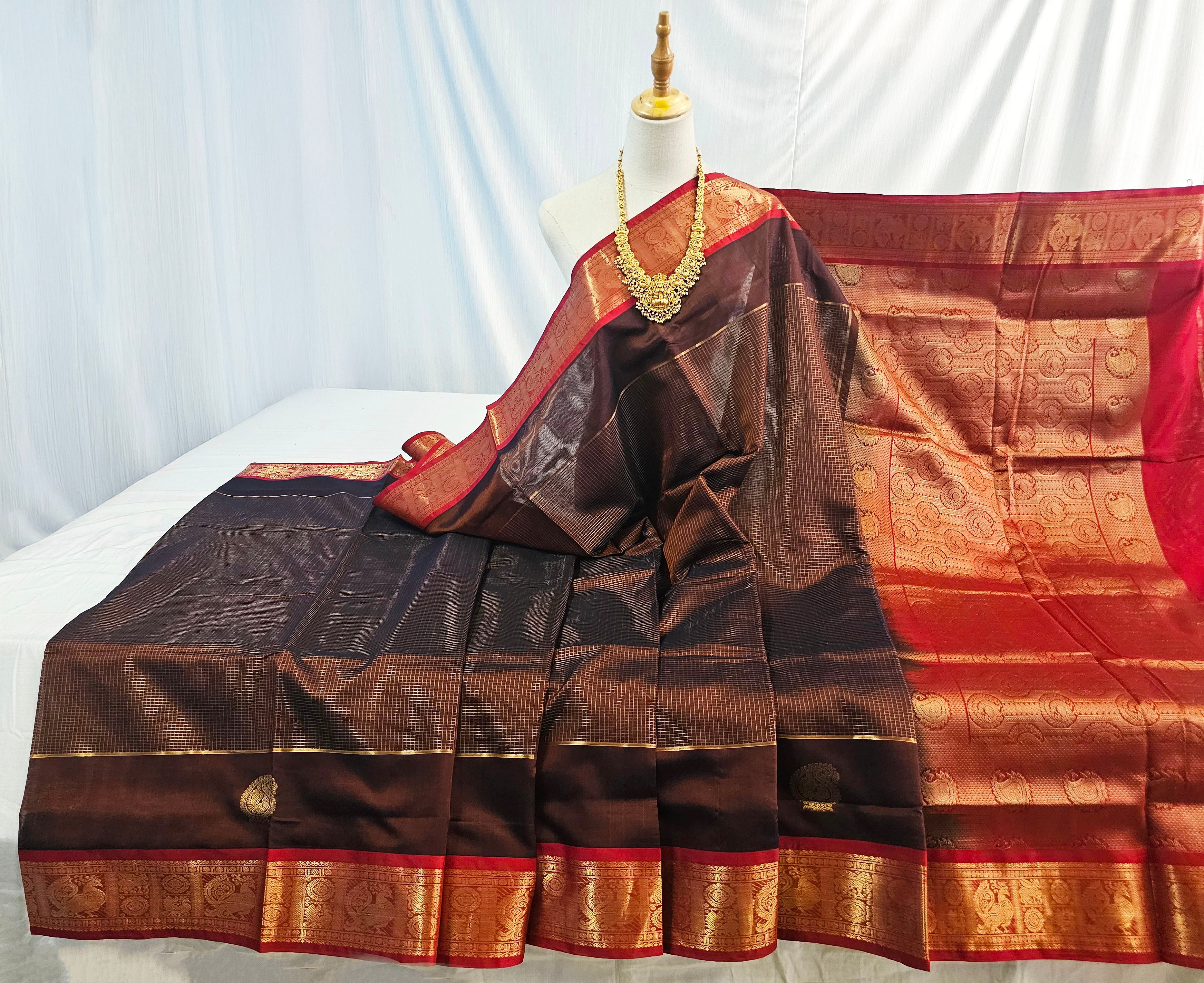 Kanchipuram Pure Silk Cotton Saree