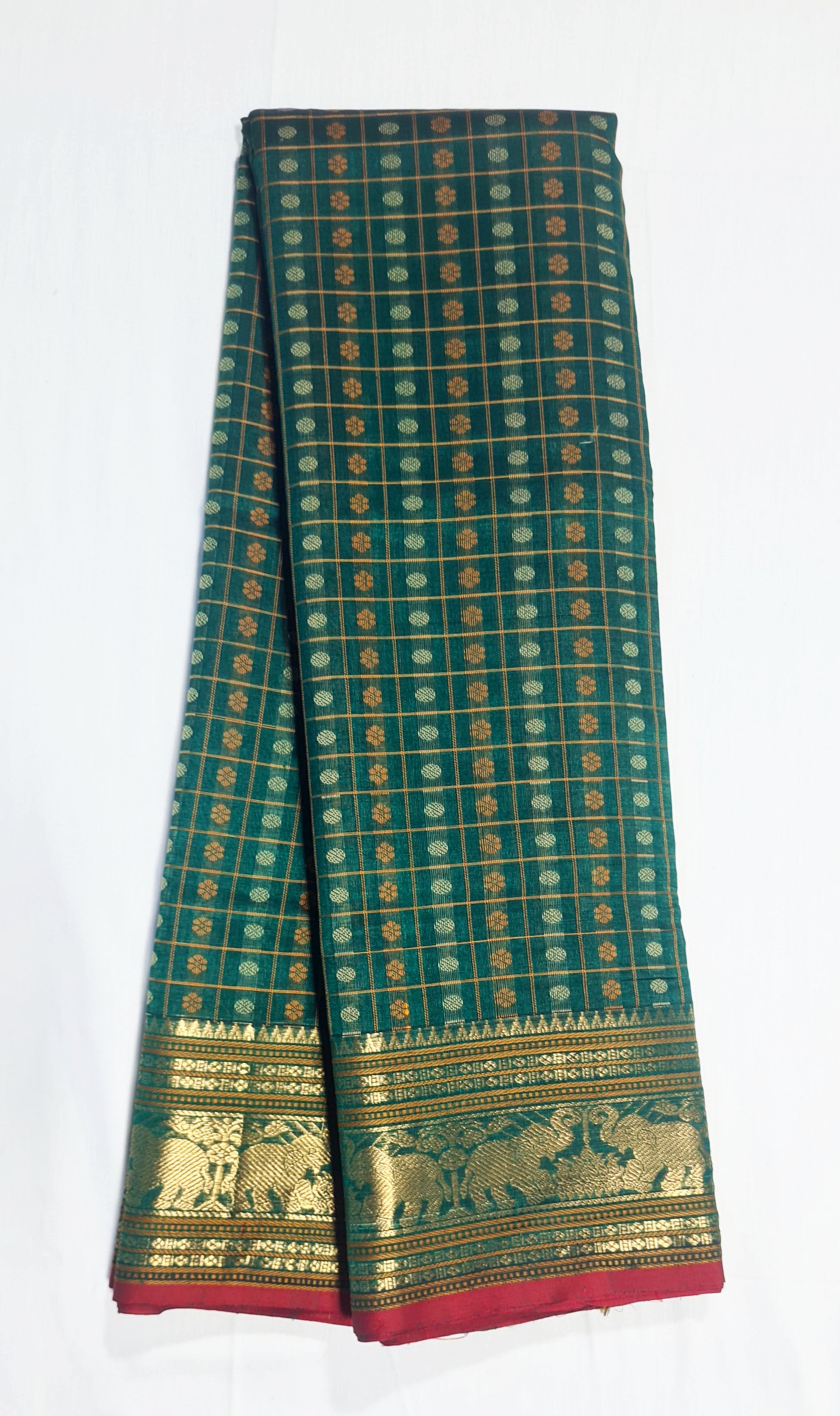 Kanchipuram Pure Silk Cotton Saree