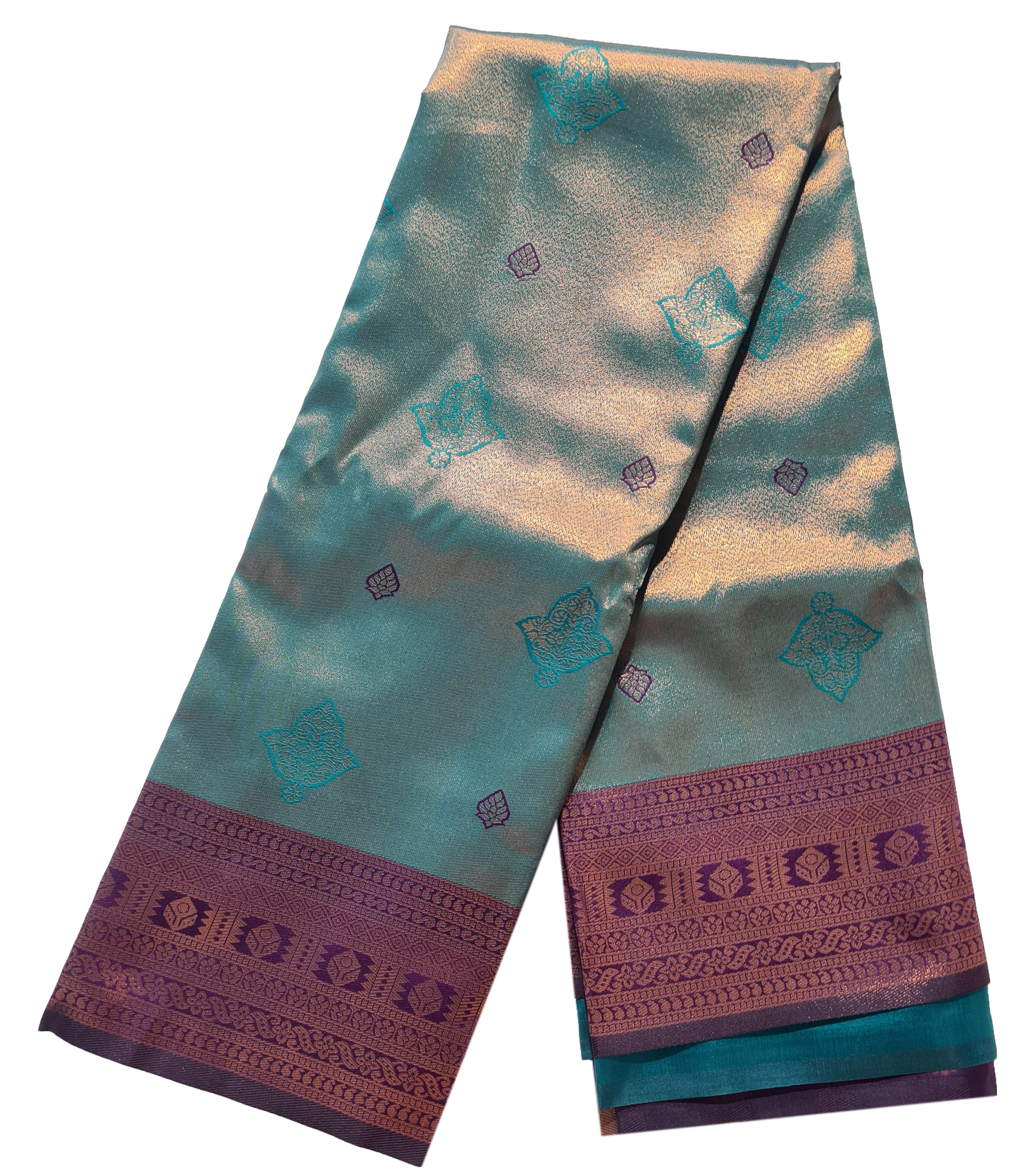 Antique Zari Butta Silk Saree