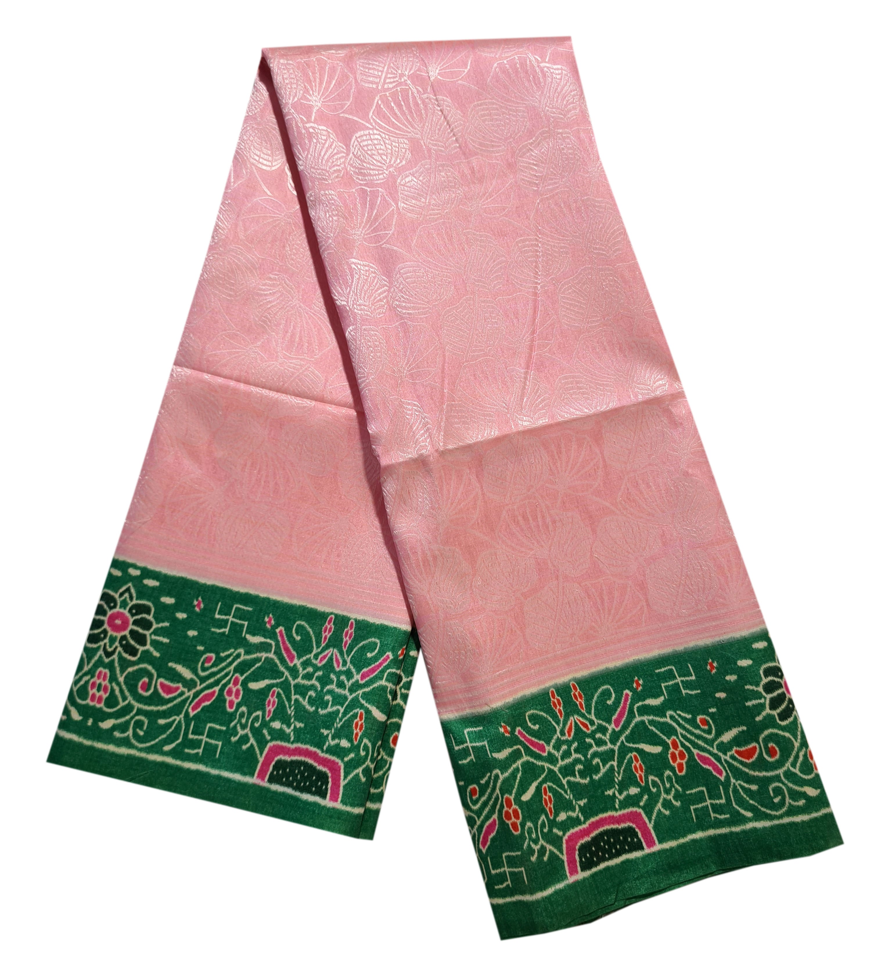 Semi Tussar  Antic Design Sarees
