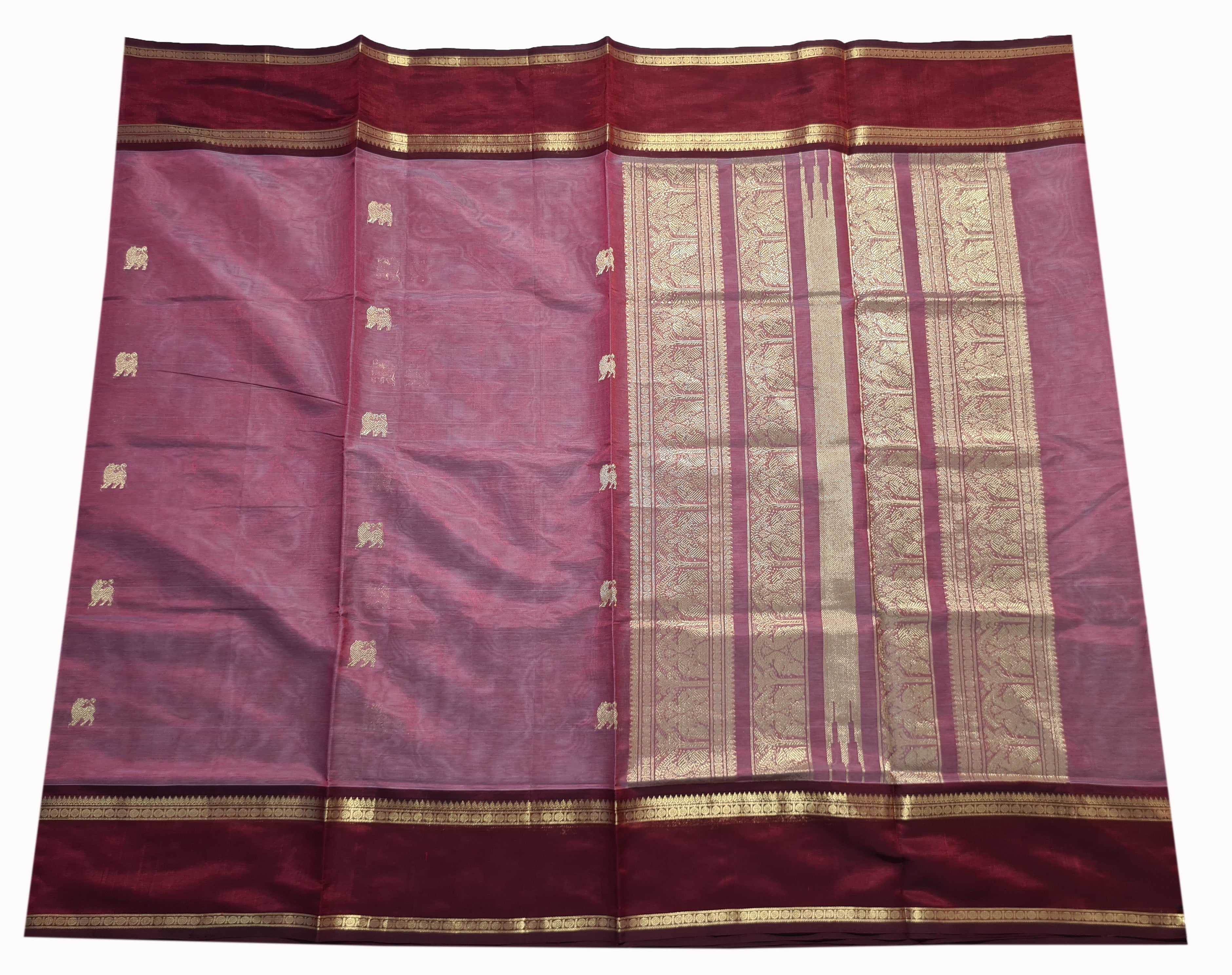 Kanchipuram Pure Silk Cotton Saree